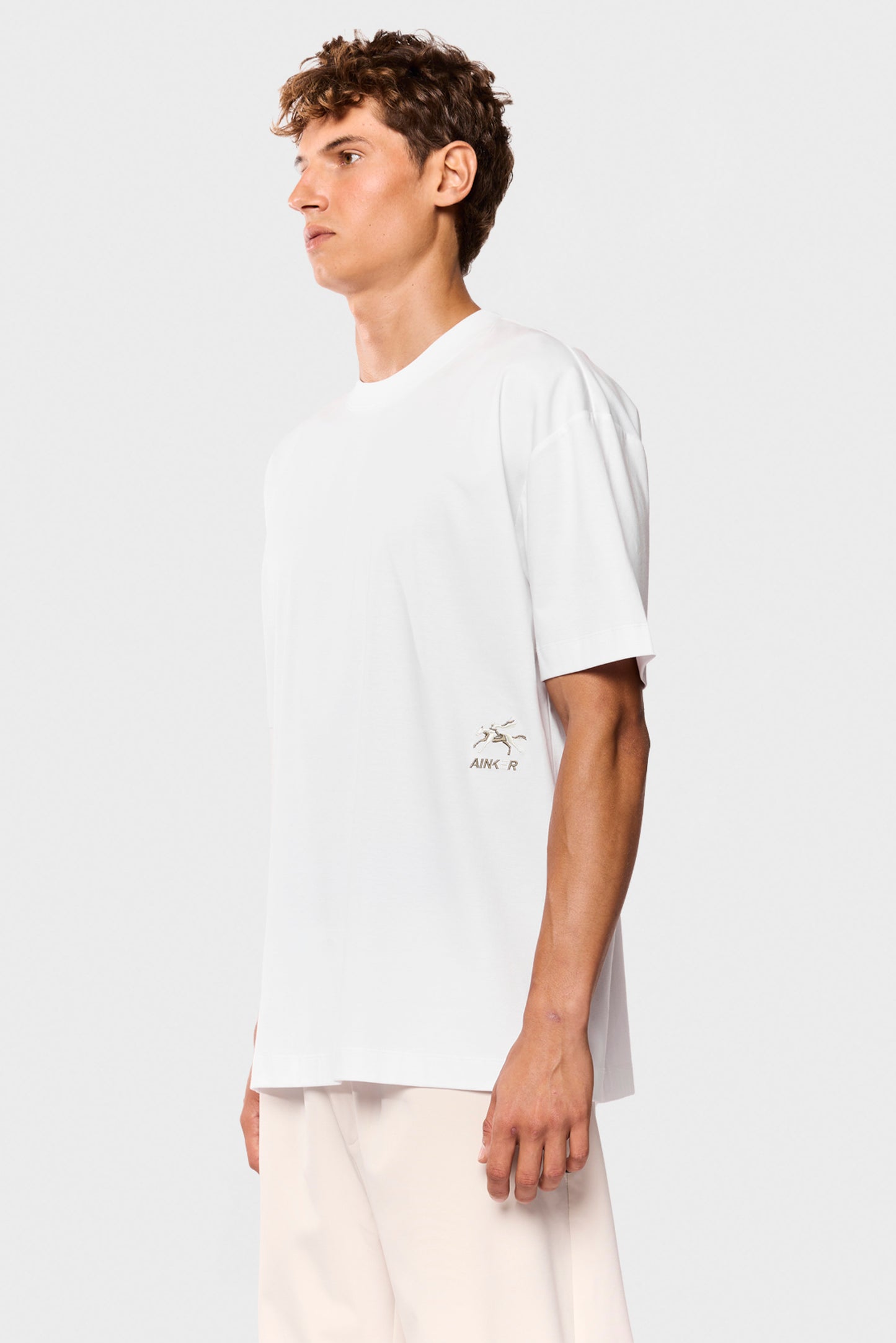 Mercerized 541 White T-Shirt