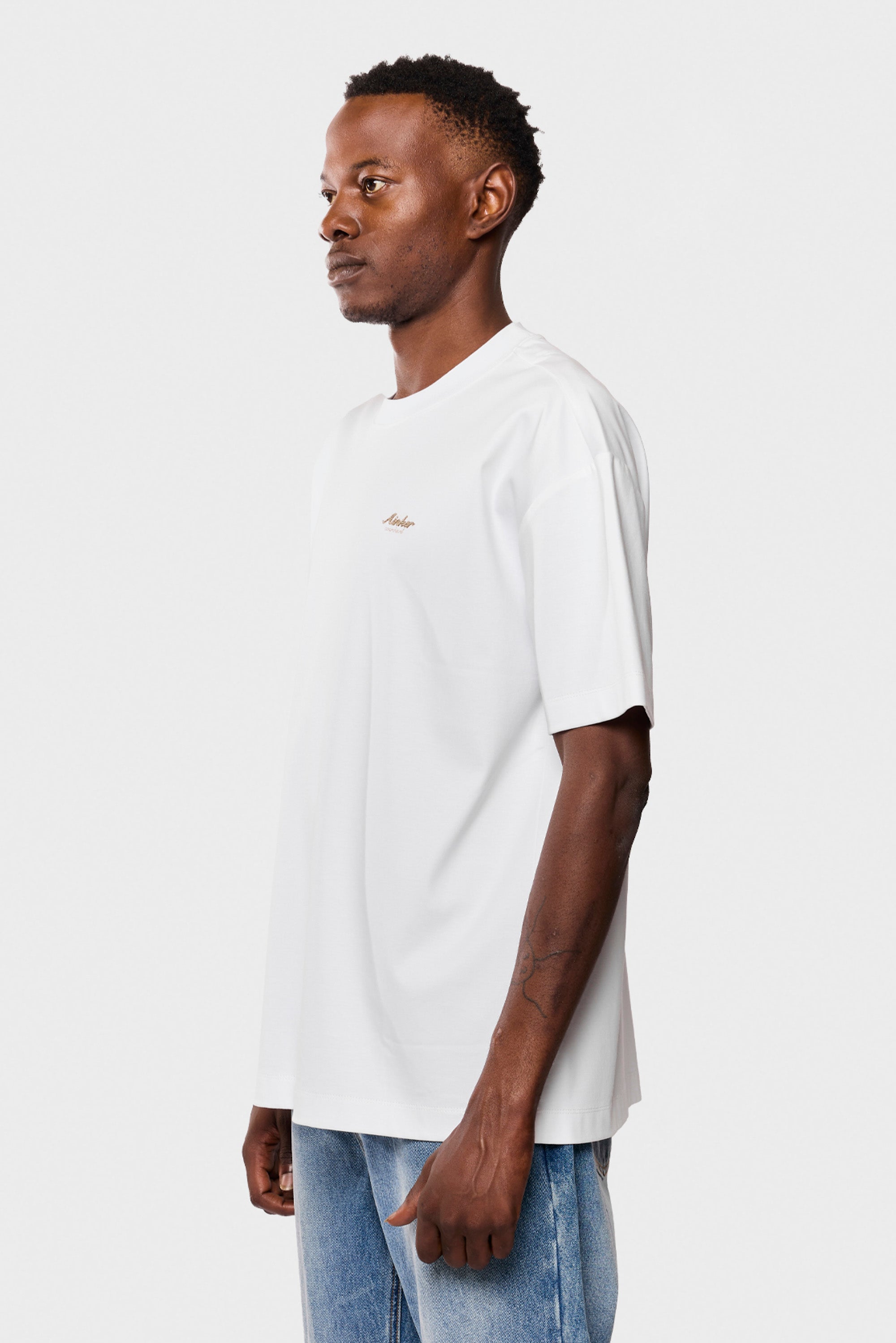Mercerized 540 White T-Shirt