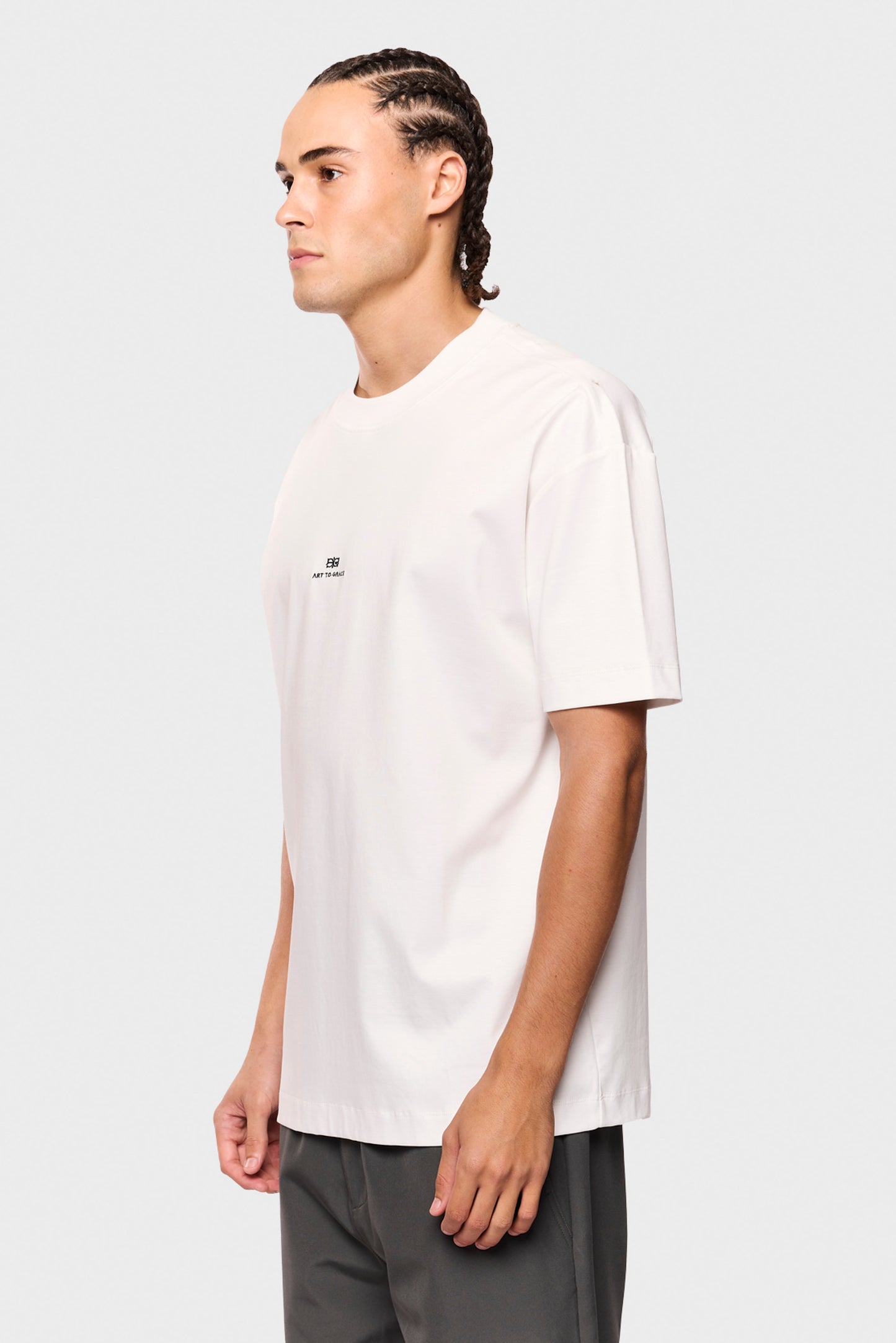 Mercerized 542 White T-Shirt