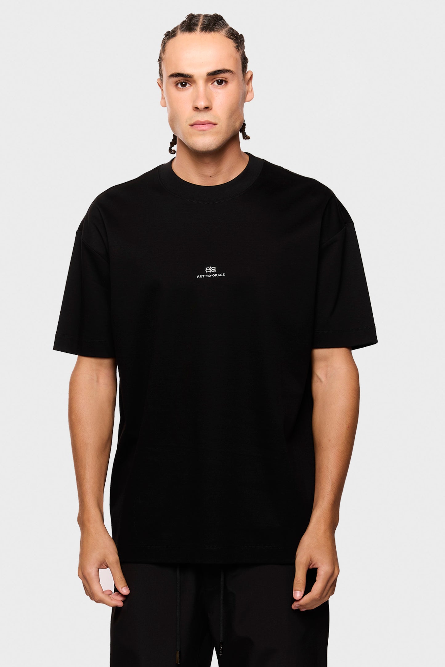 Mercerized 542 Black T-Shirt