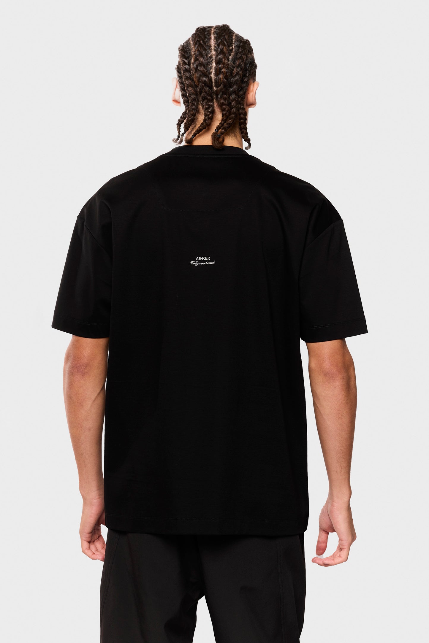 Mercerized 542 Black T-Shirt