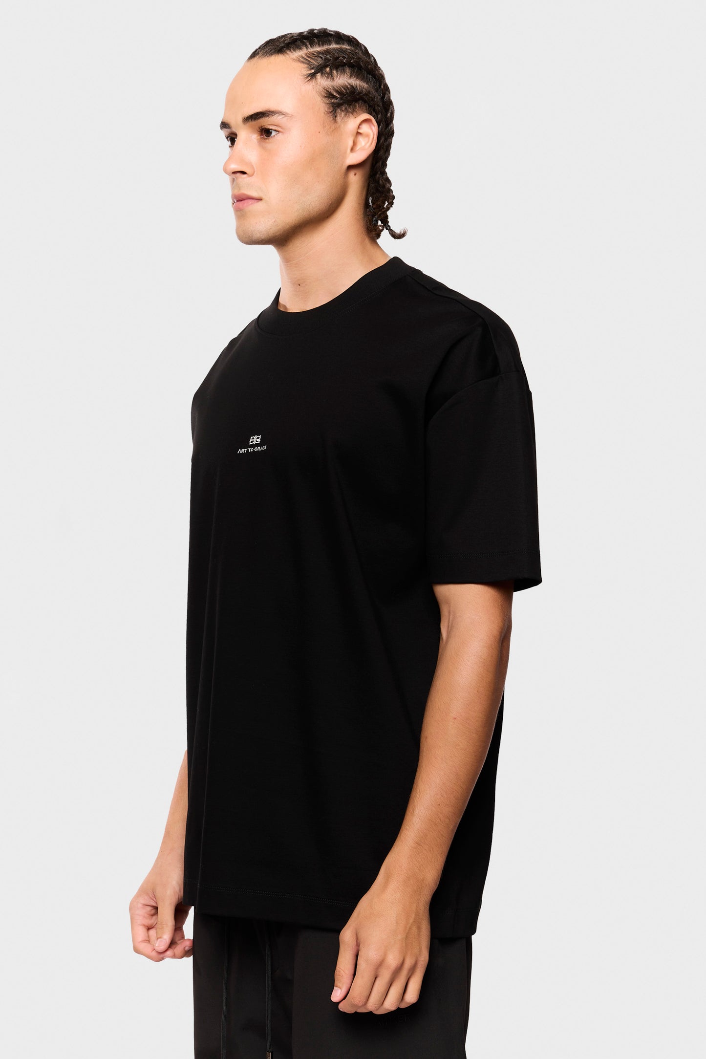 Mercerized 542 Black T-Shirt
