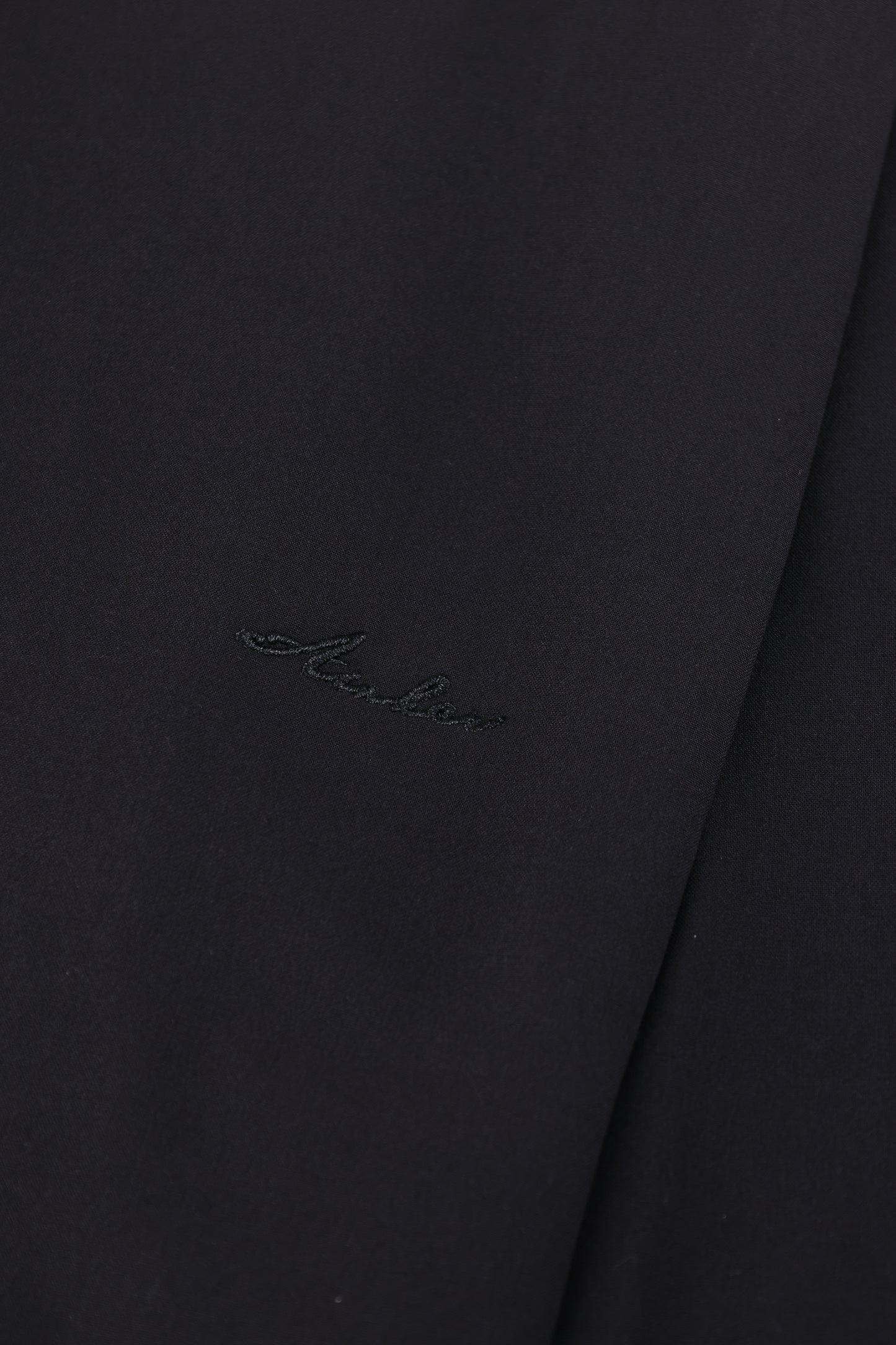 Wool Blend Black 779 Button Shirt