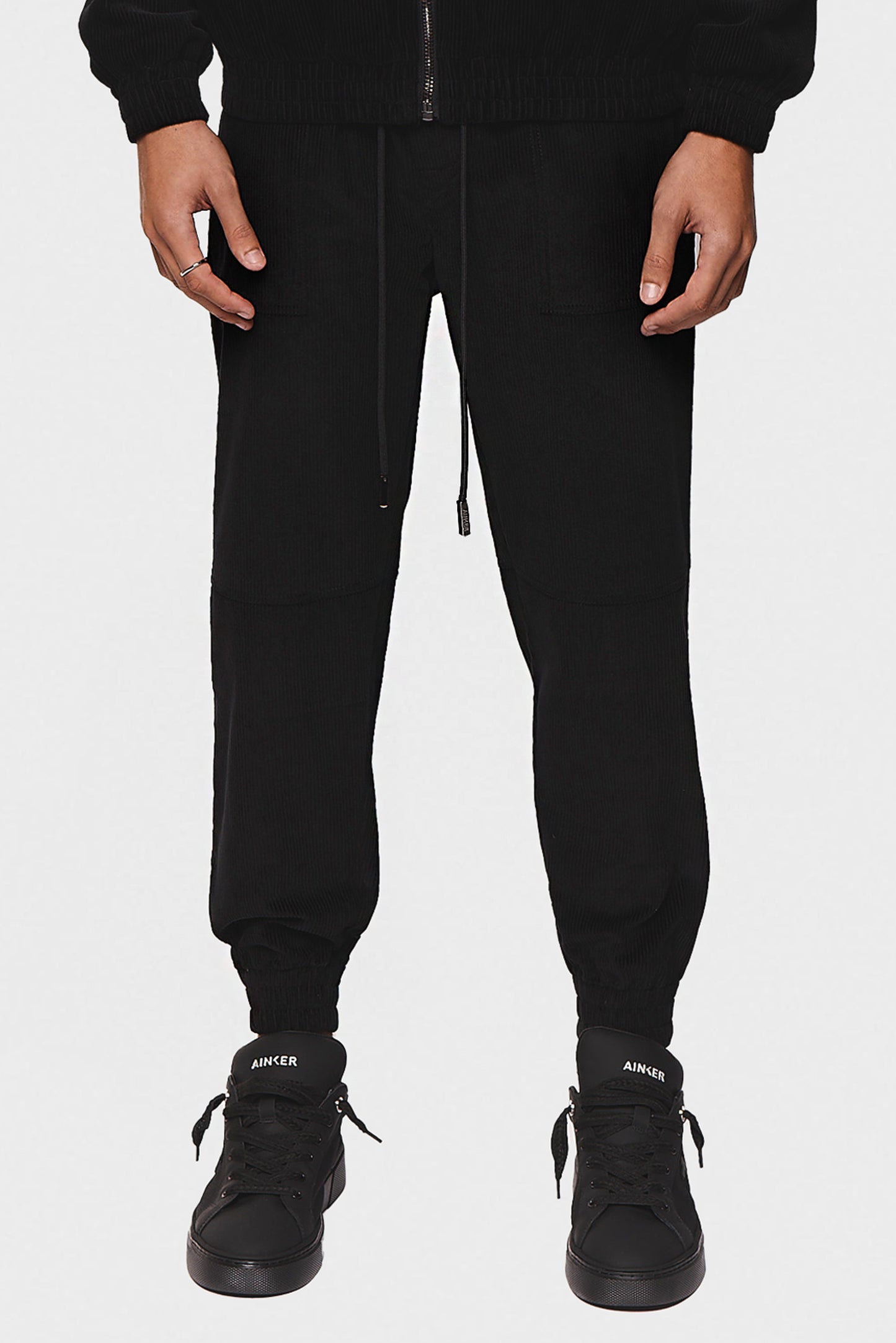 Jogger Corduroy 506 Black Pants