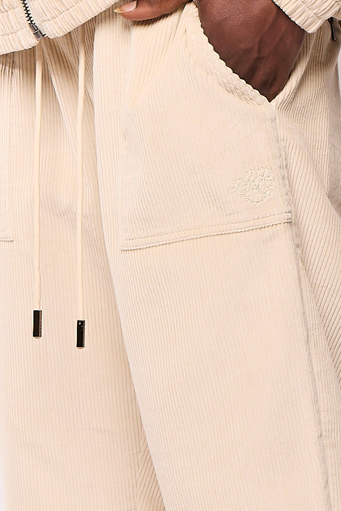 Jogger Corduroy 506 Off-White Pants