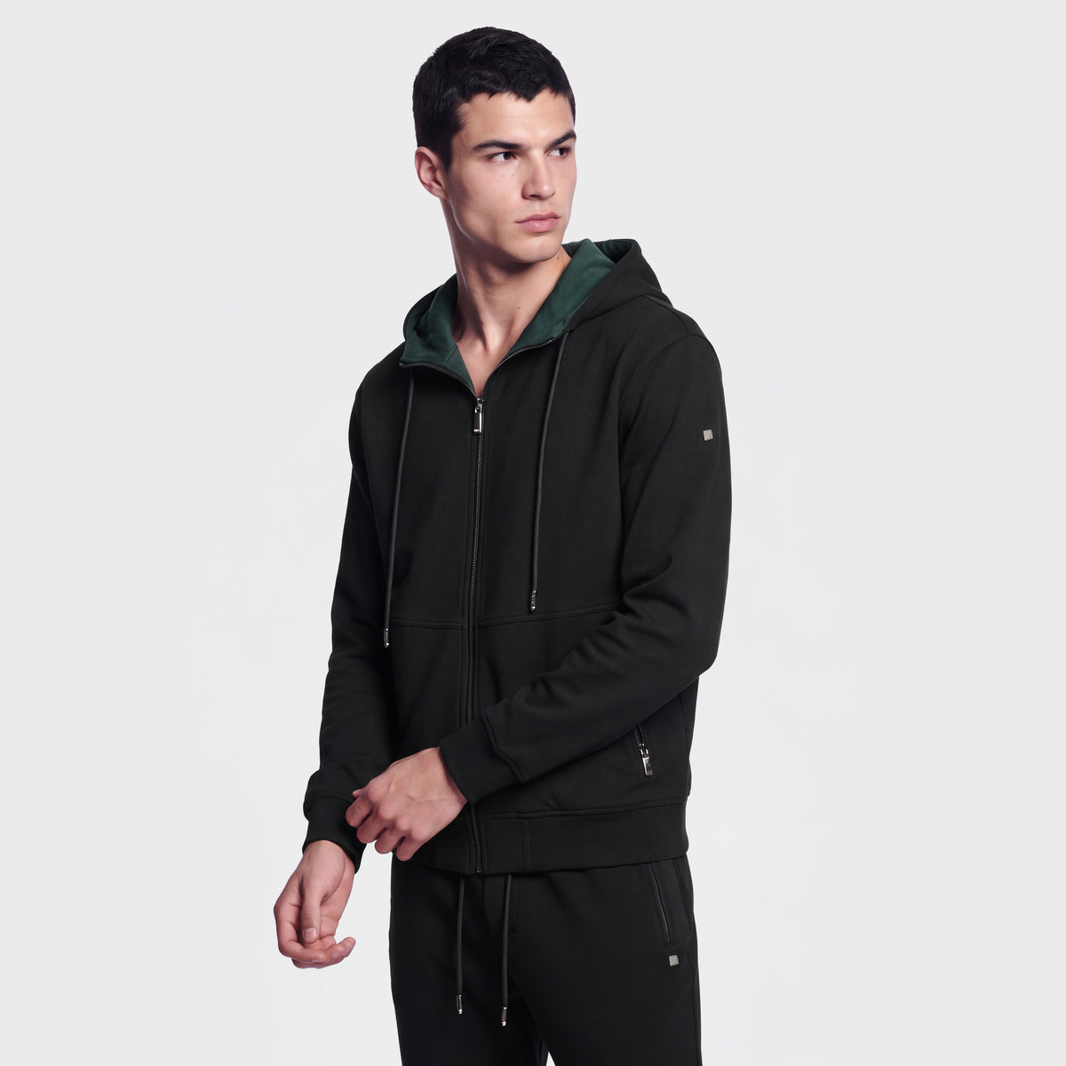 1051 Black Hoodie front