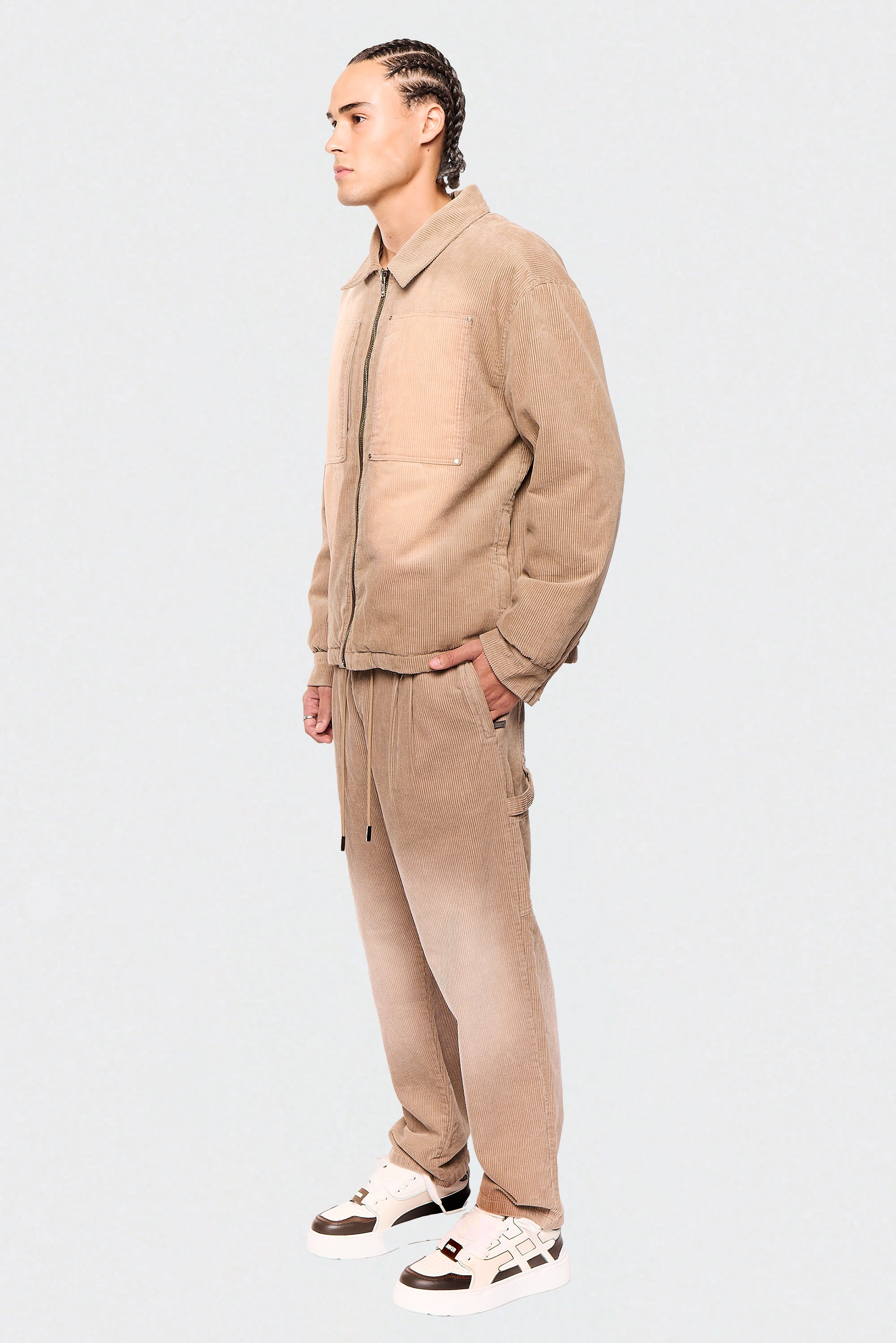 Wash Corduroy 522 Mocha Jacket