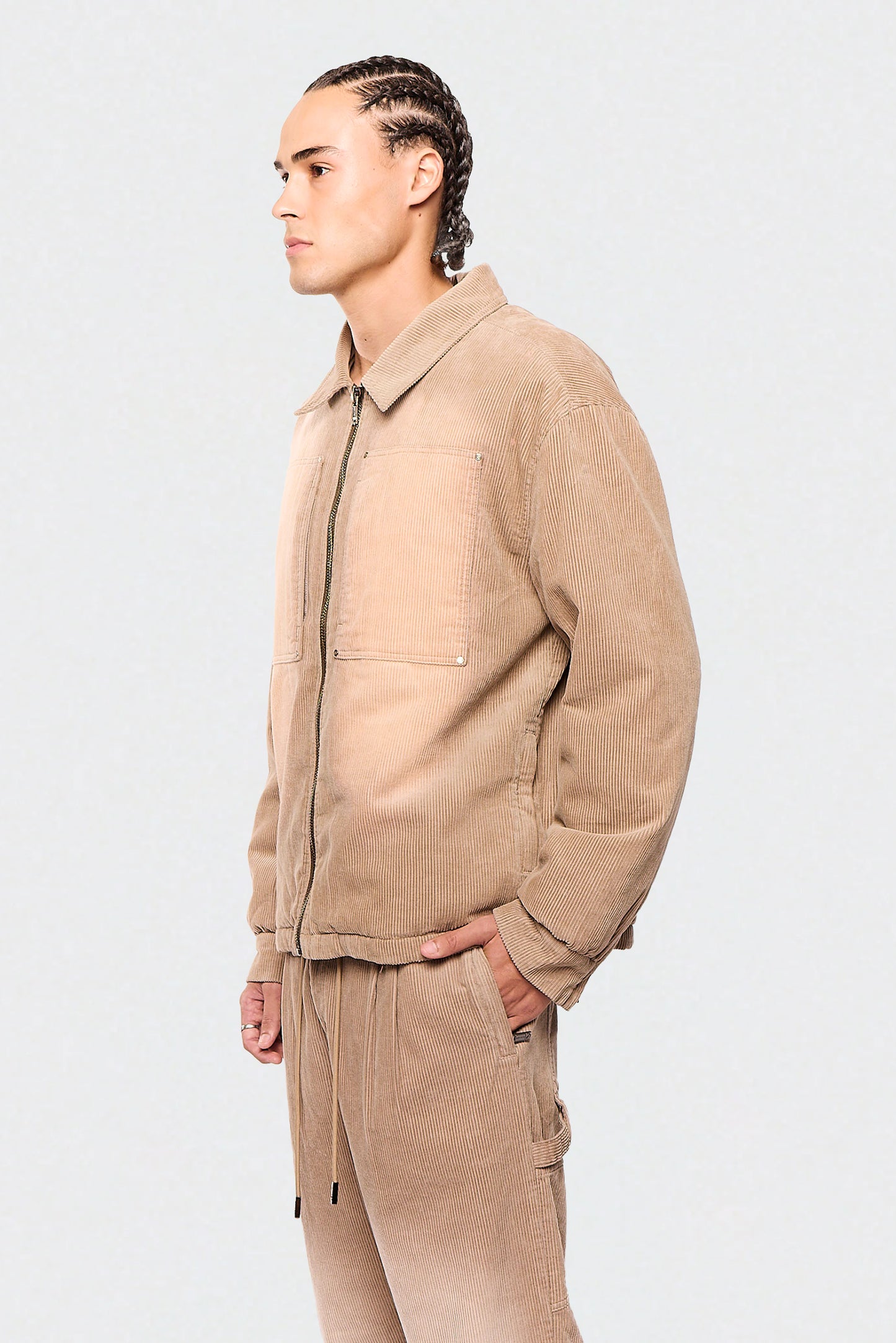 Wash Corduroy 522 Mocha Jacket