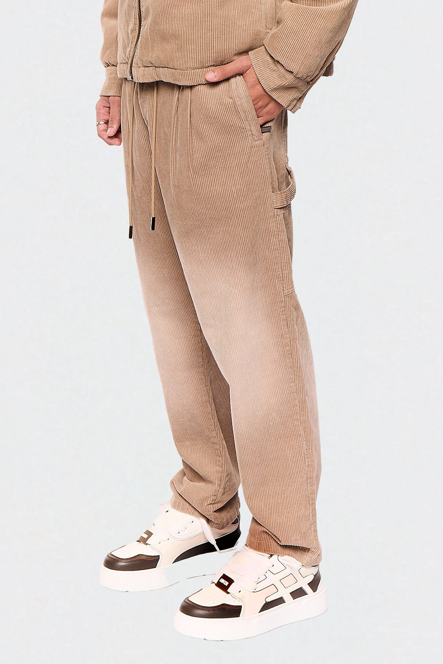 Jogger Wash Corduroy 505 Mocha Pants