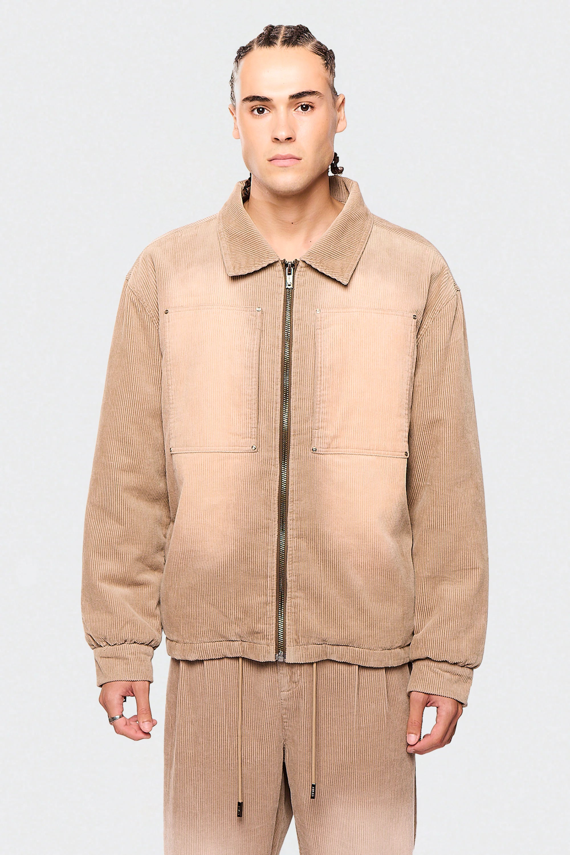Wash Corduroy 522 Mocha Jacket