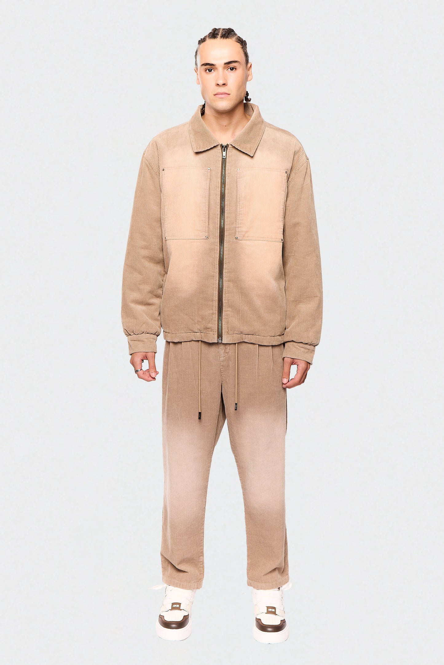 Jogger Wash Corduroy 505 Mocha Pants