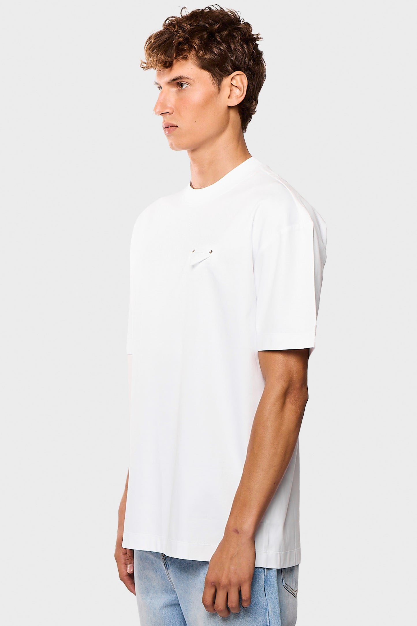 Mercerized 545 White T-Shirt
