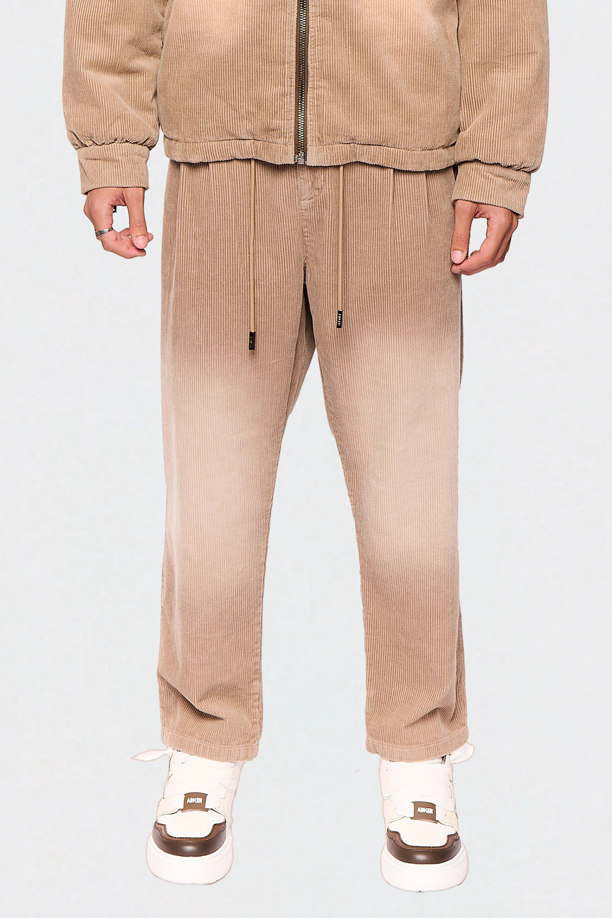 Jogger Wash Corduroy 505 Mocha Pants