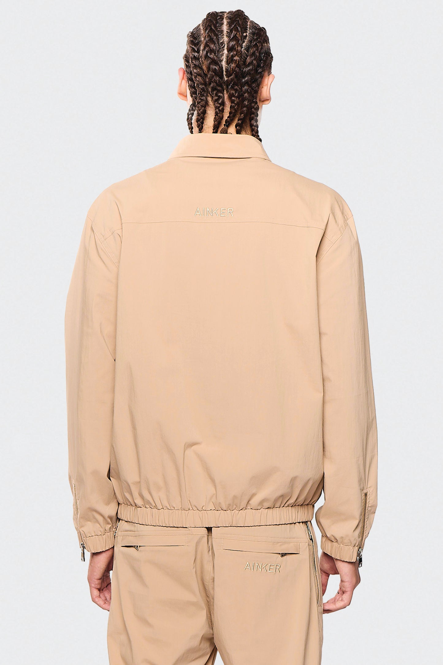 Mocha Nylon 654 Jacket