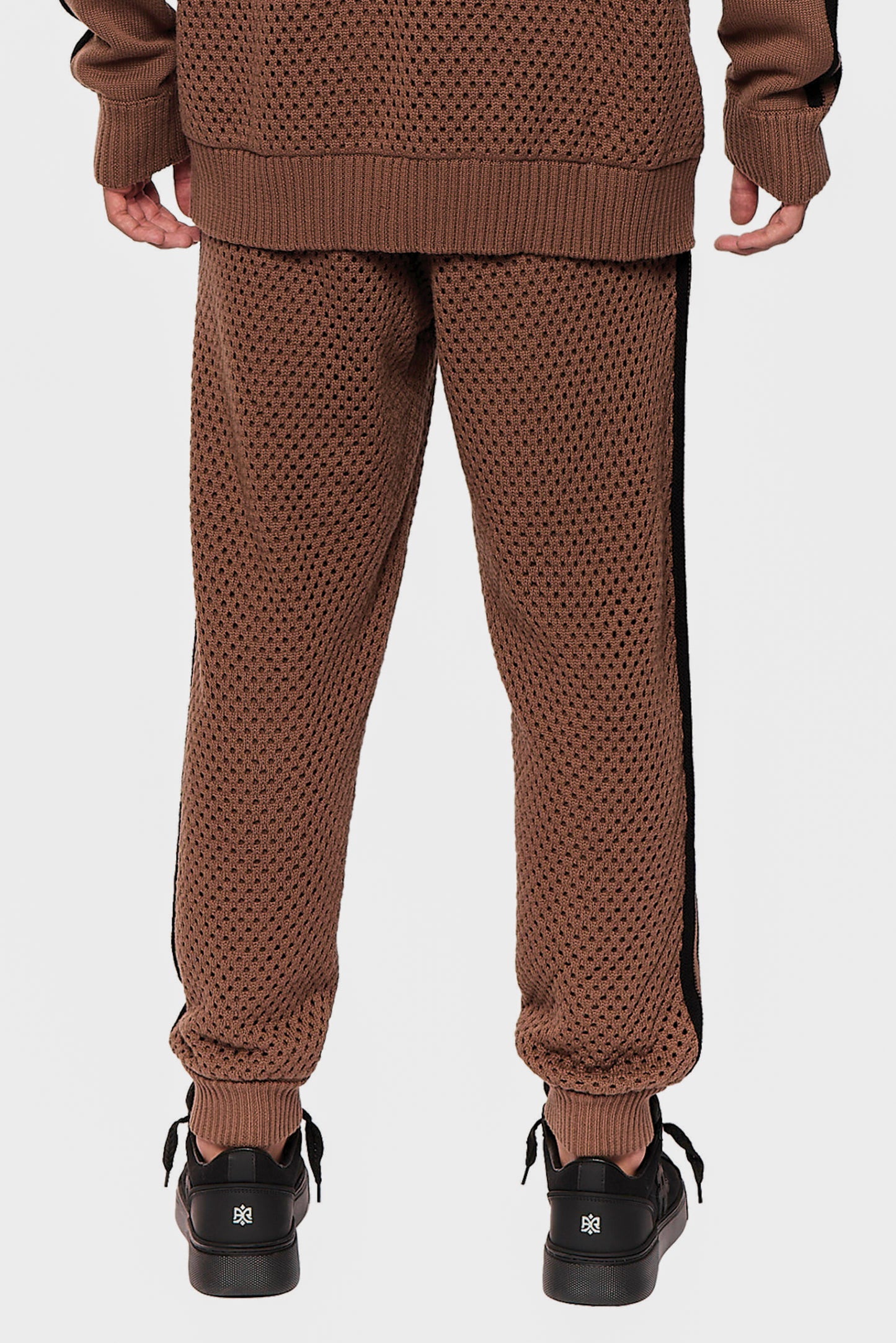 Brown Mesh 637  Long Pant