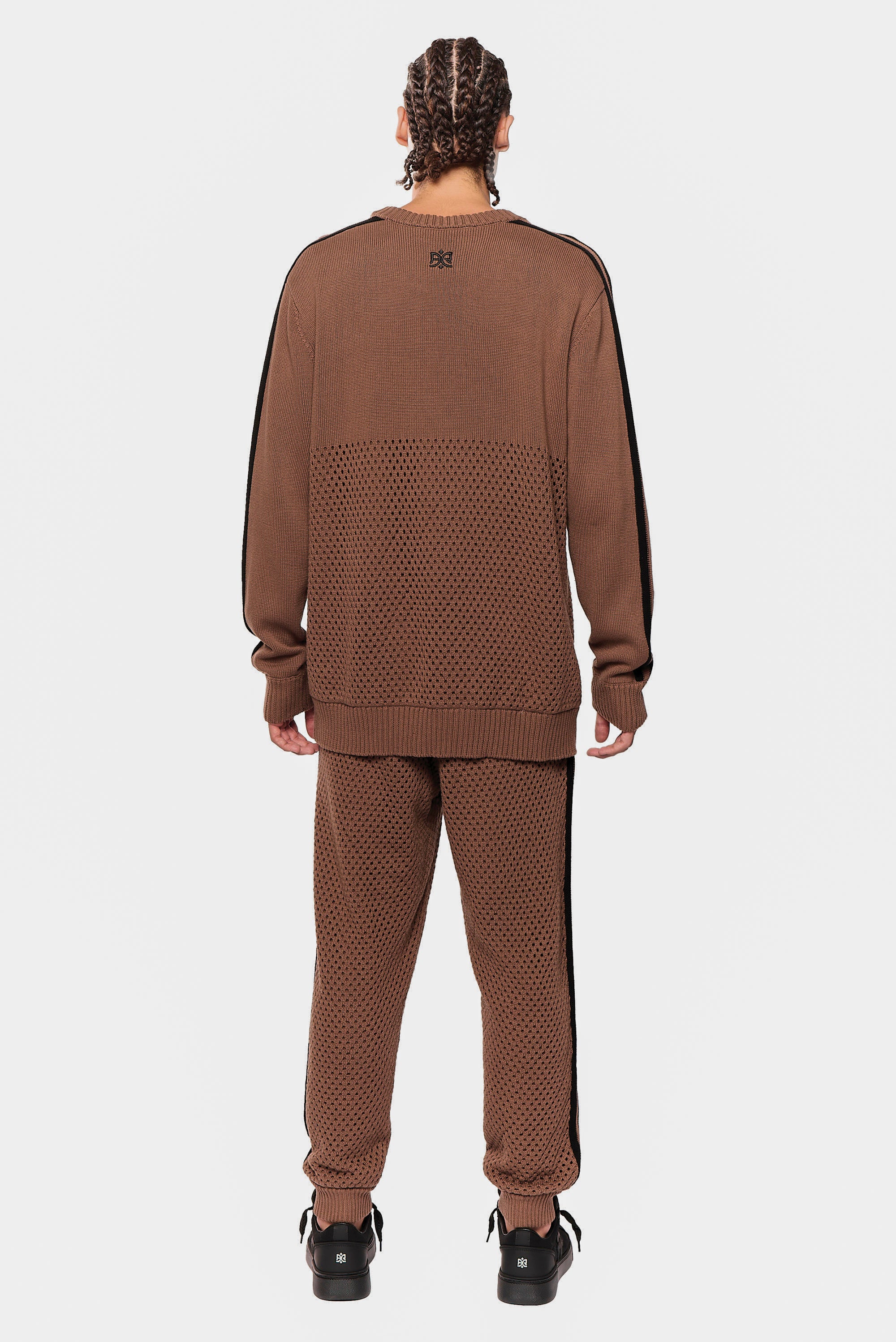 Brown Mesh 637 Top