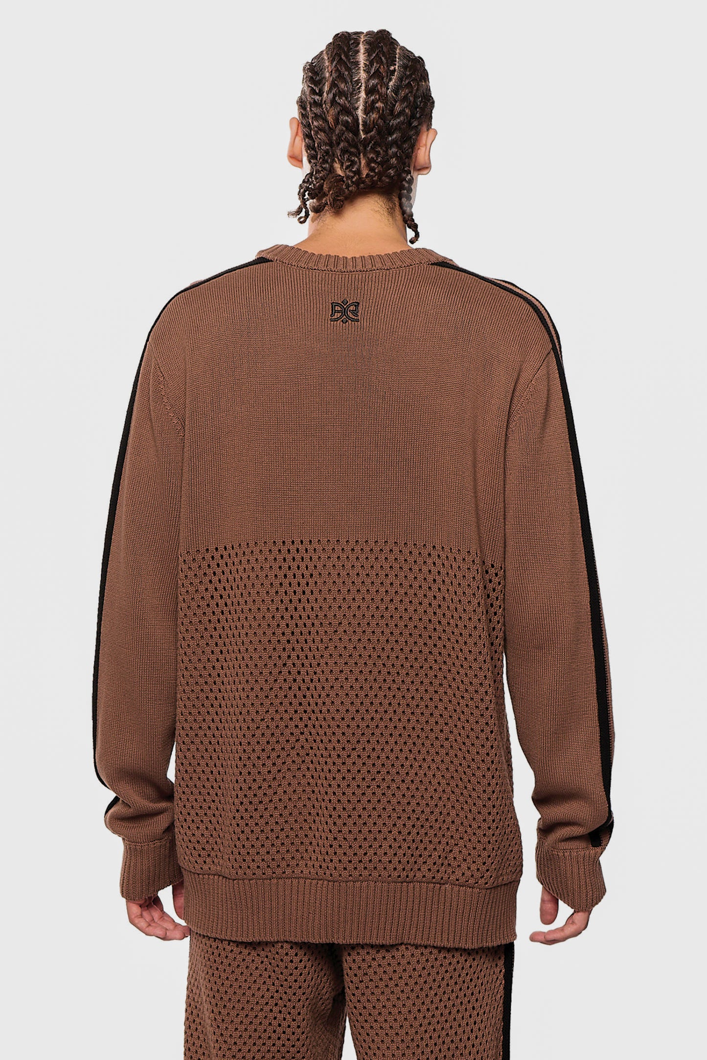 Brown Mesh 637 Top