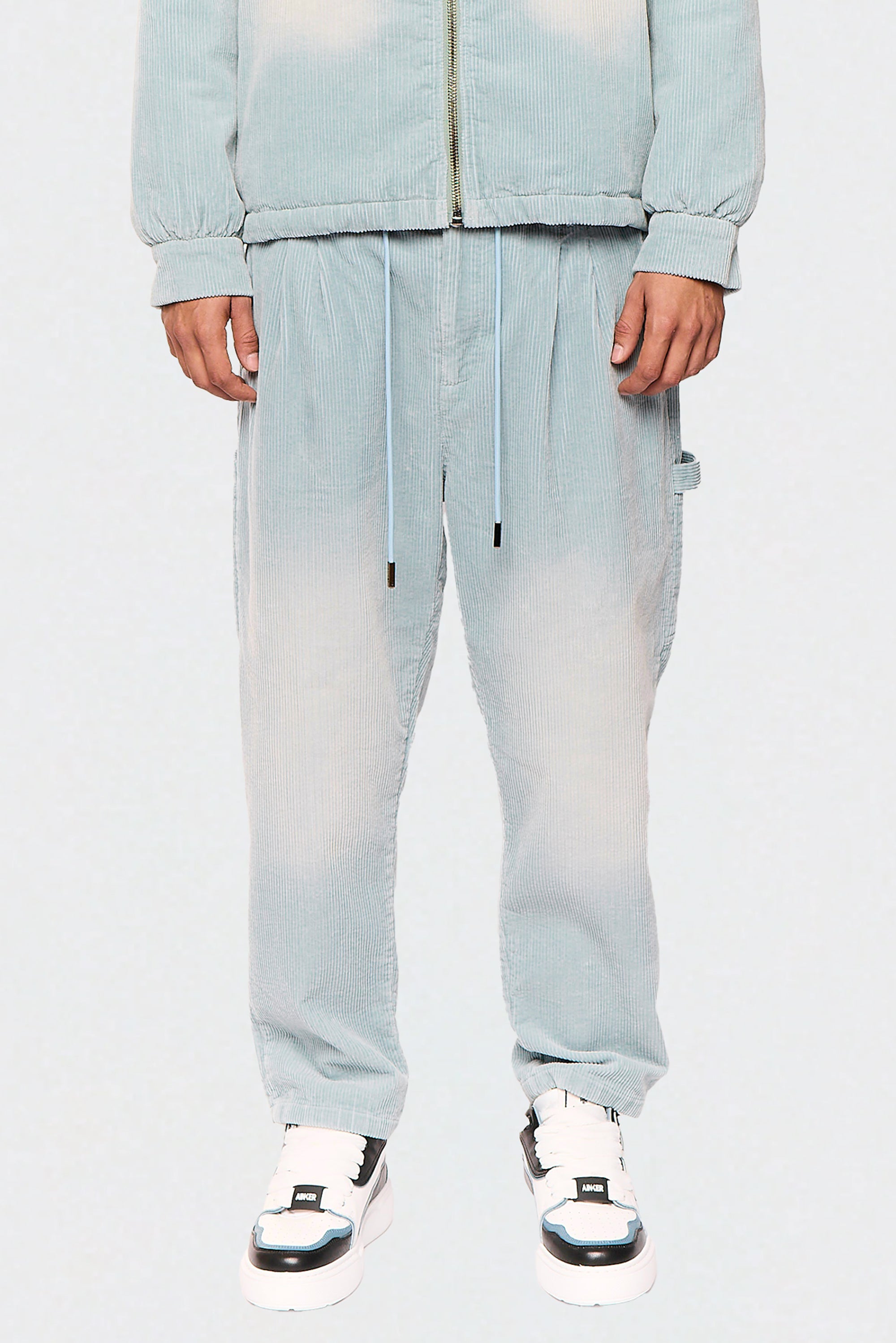 Jogger Wash Corduroy 505 Light Blue Pants