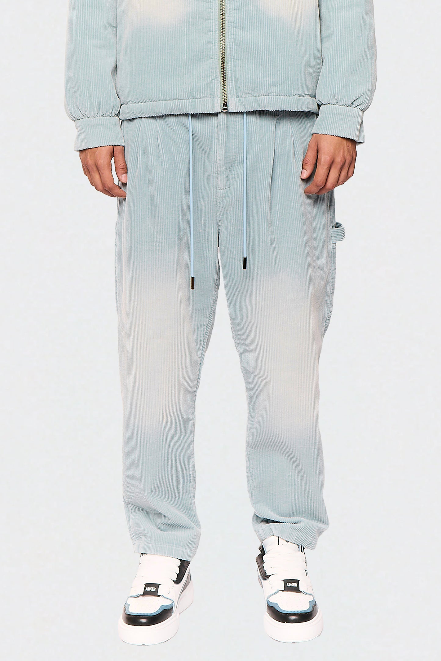 Jogger Wash Corduroy 505 Light Blue Pants
