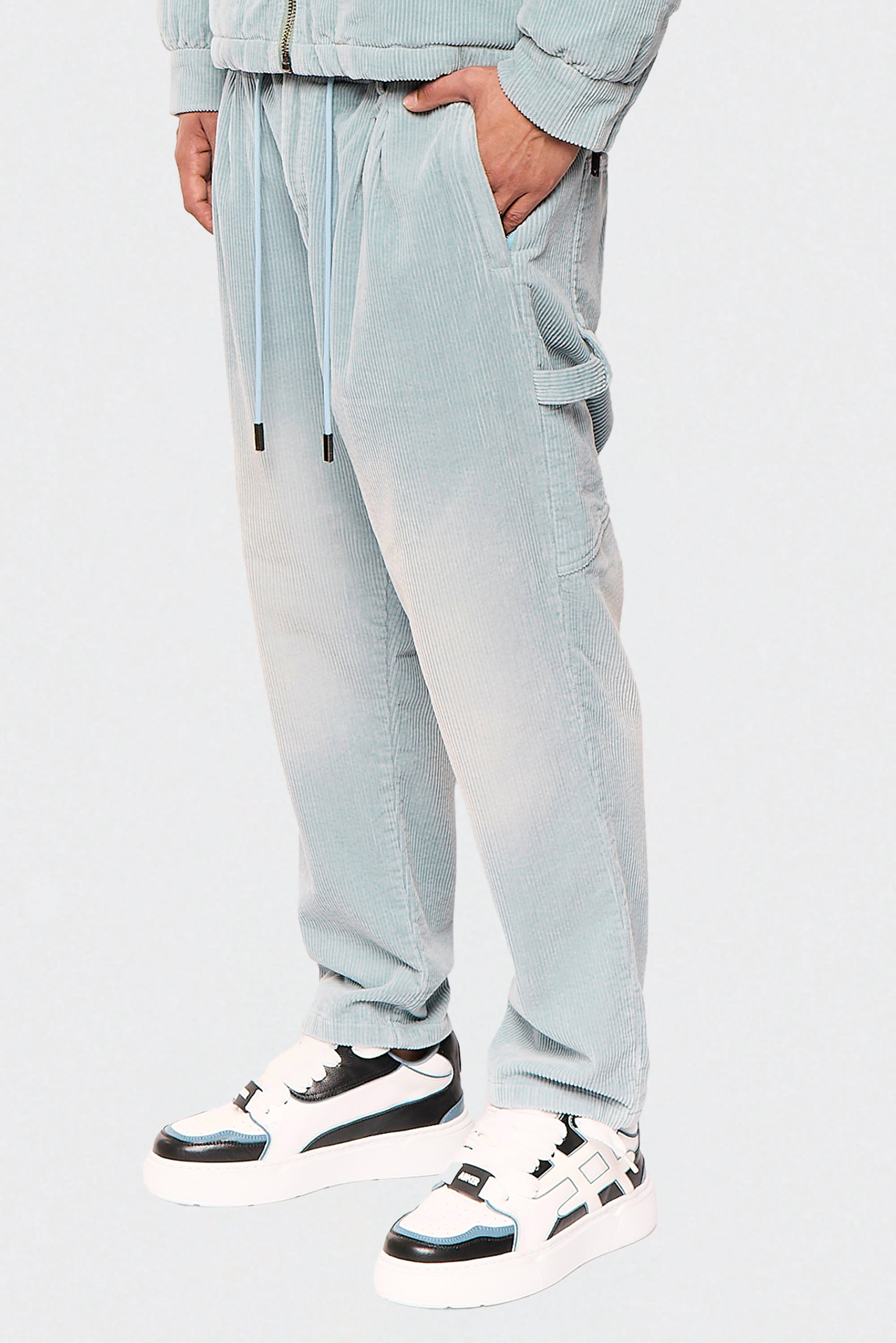 Jogger Wash Corduroy 505 Light Blue Pants