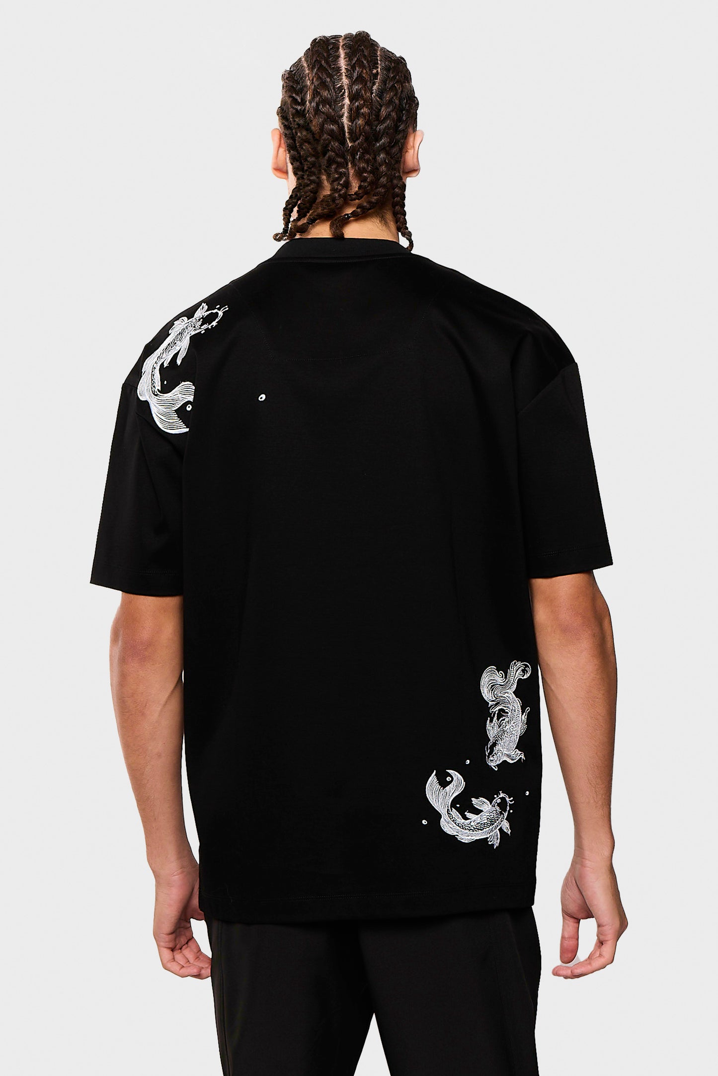 Mercerized 550 Black T-Shirt