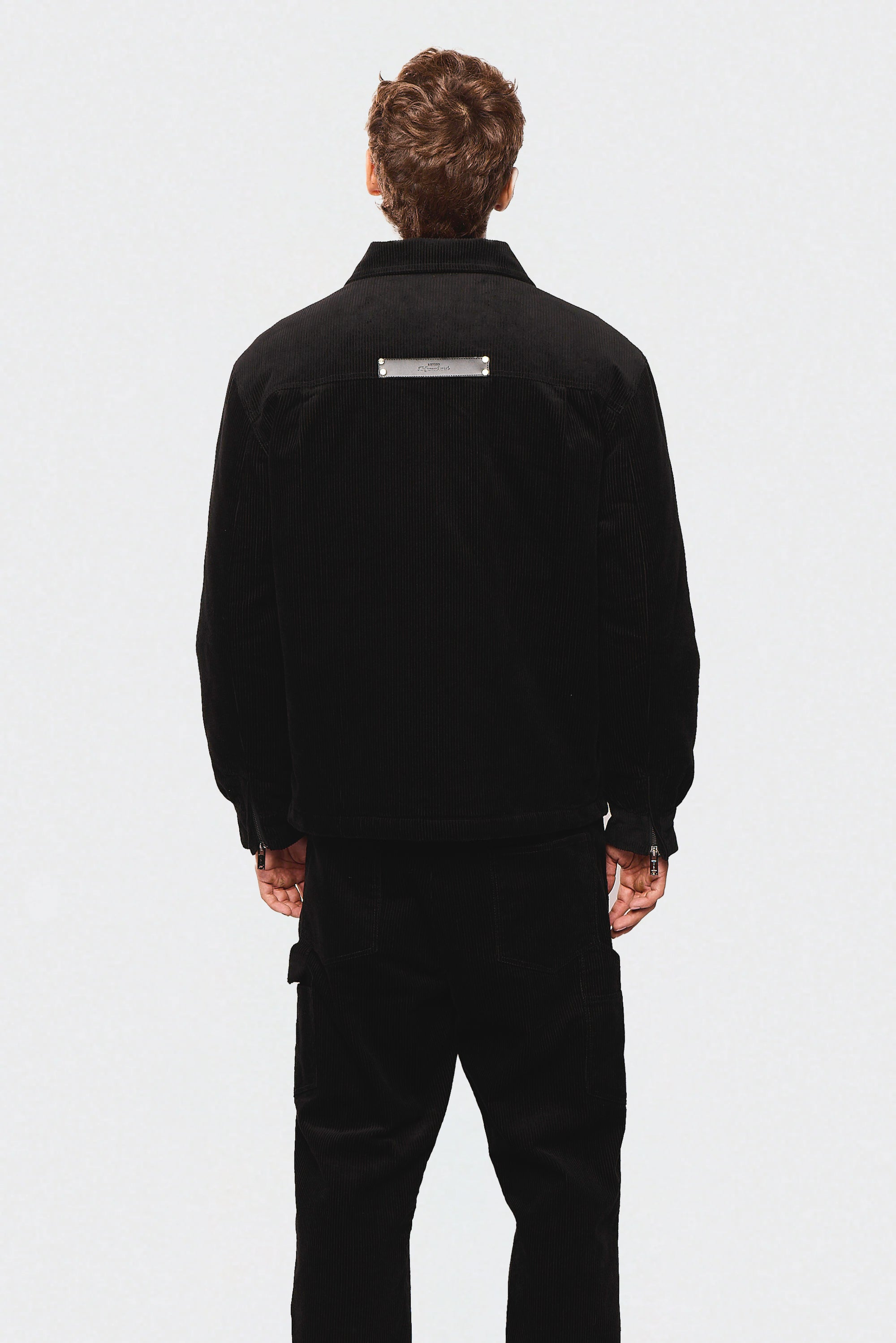 Wash Corduroy 522 Black Jacket