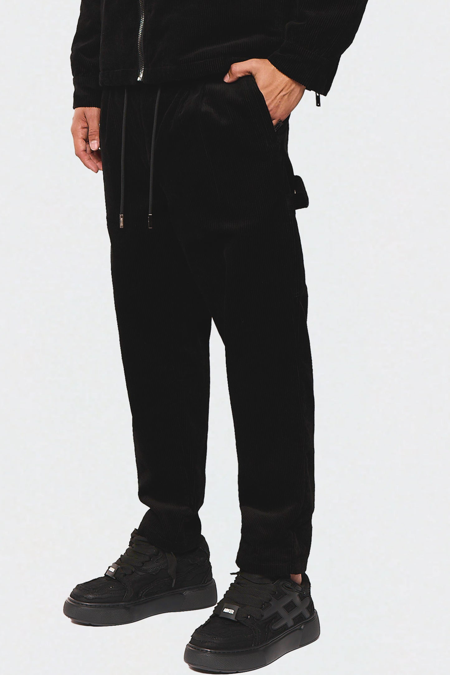 Jogger Wash Corduroy 505 Black Pants