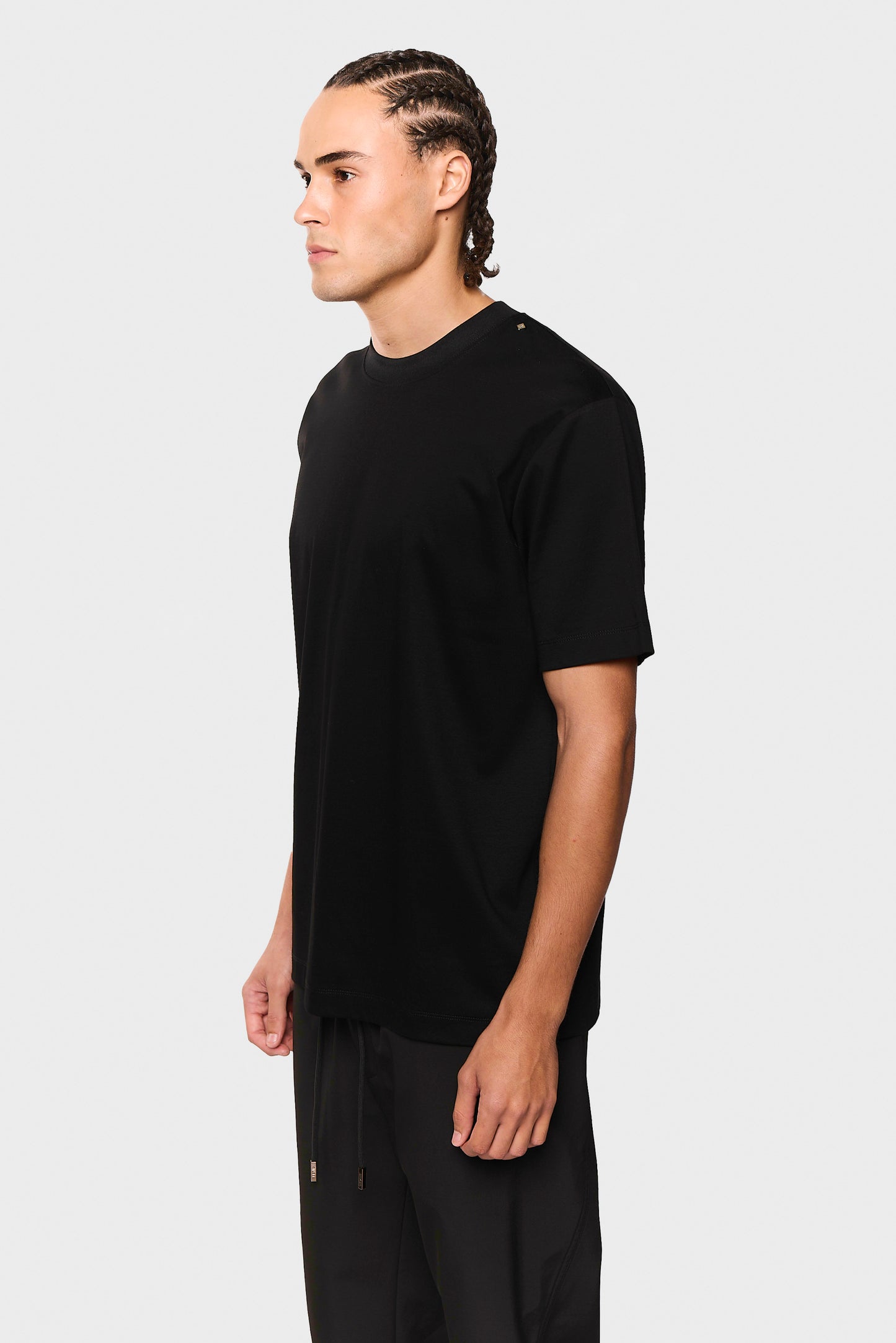 Mercerized 634 Black T-Shirt