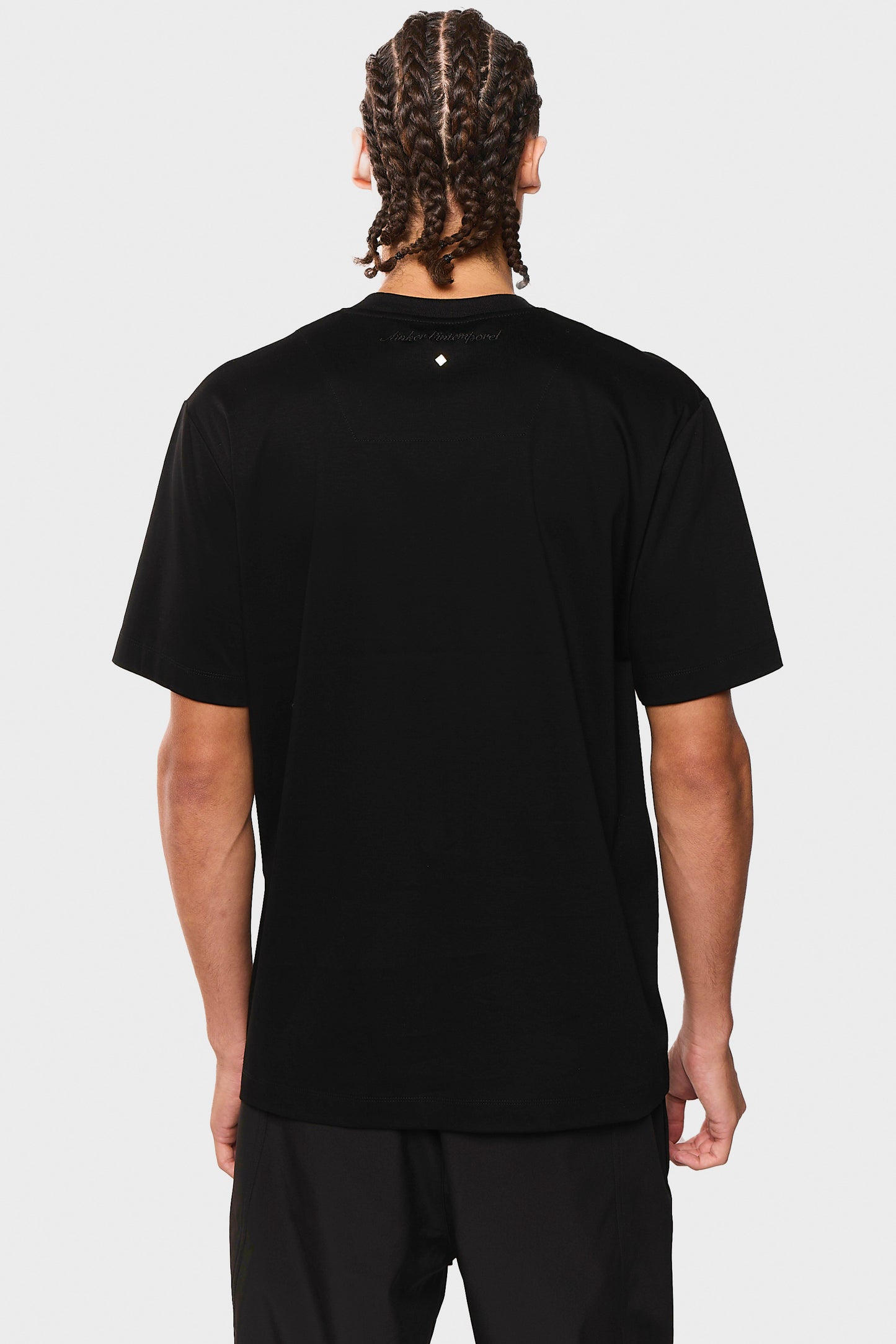 Mercerized 634 Black T-Shirt