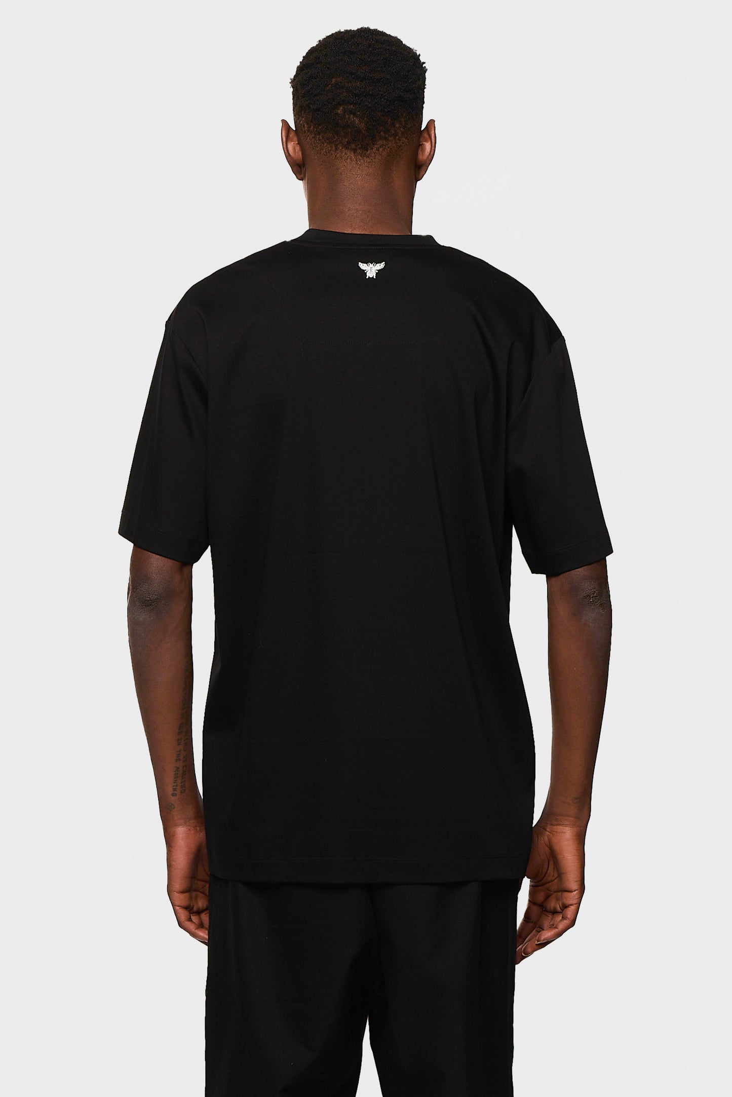 Mercerized 546 Black T-Shirt