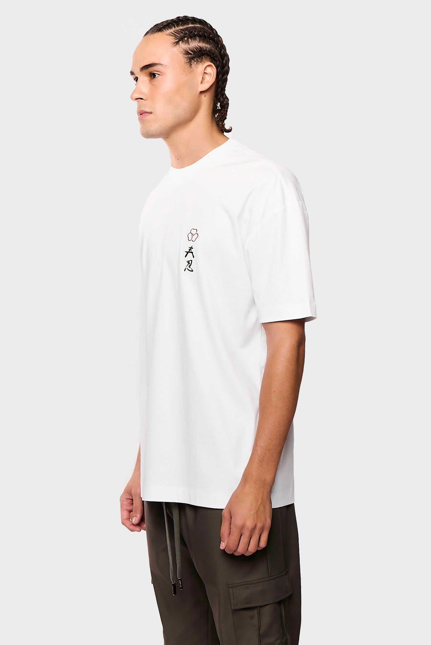 Mercerized 547 White T-Shirt