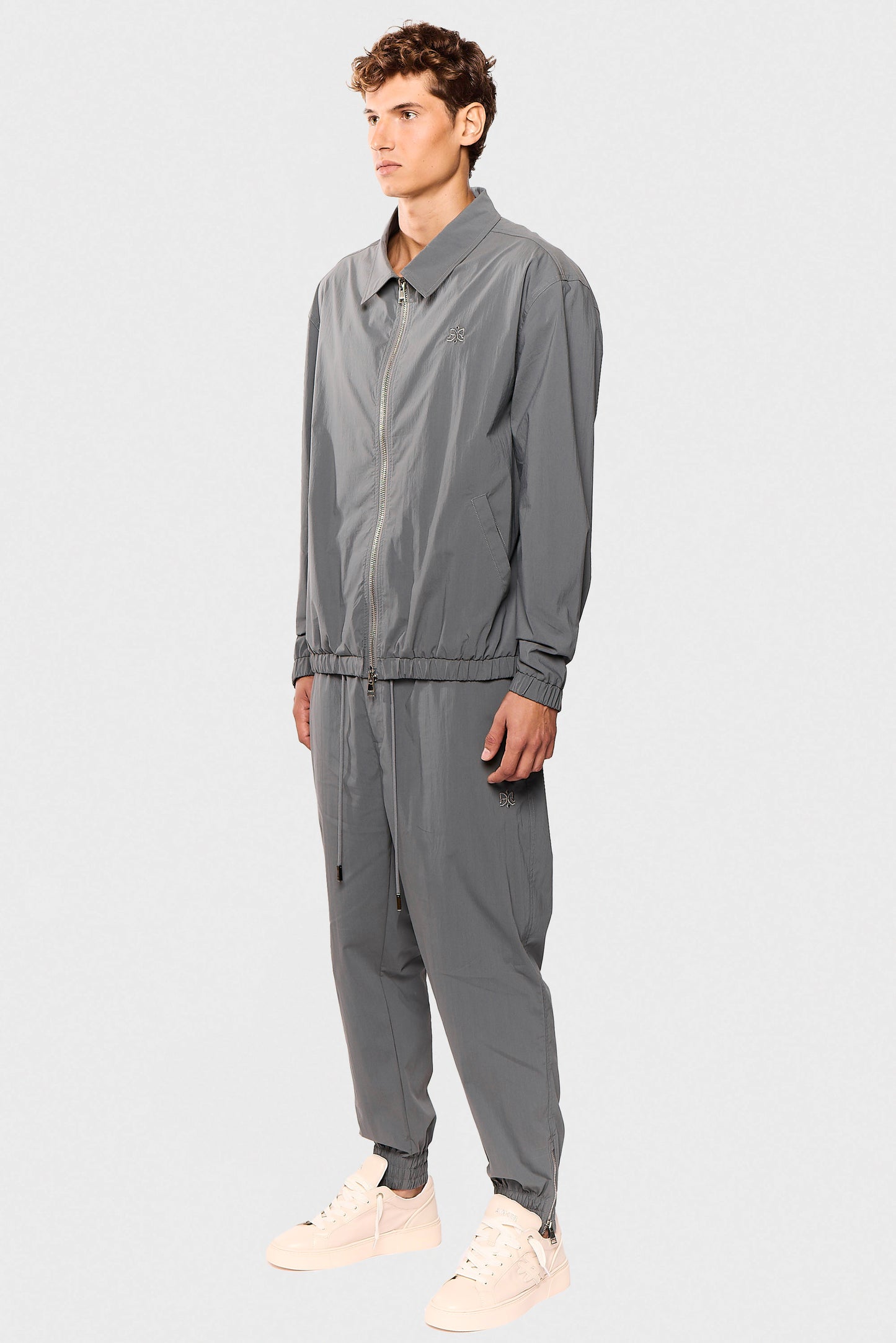 Gray Nylon 654 Jacket