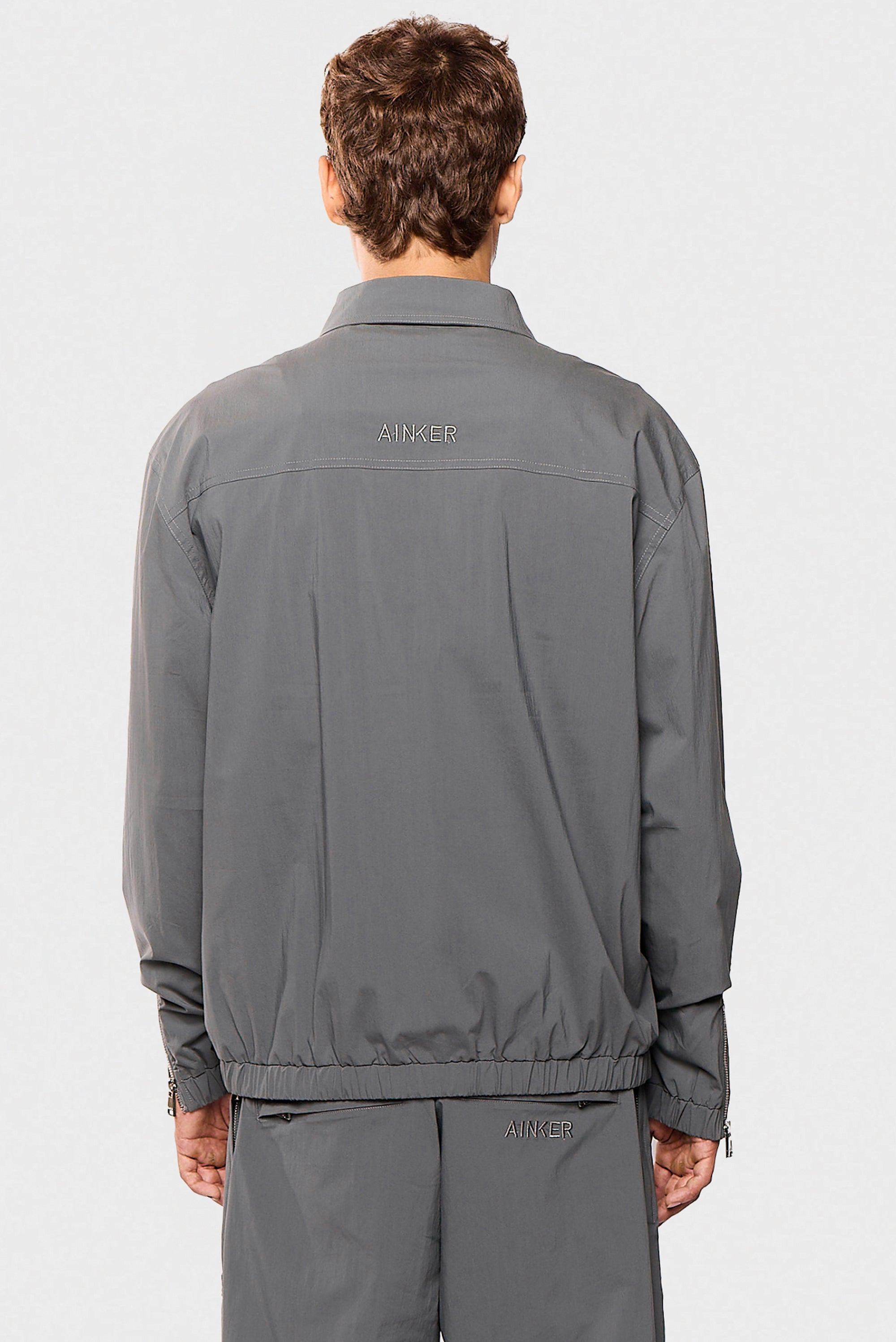 Gray Nylon 654 Jacket