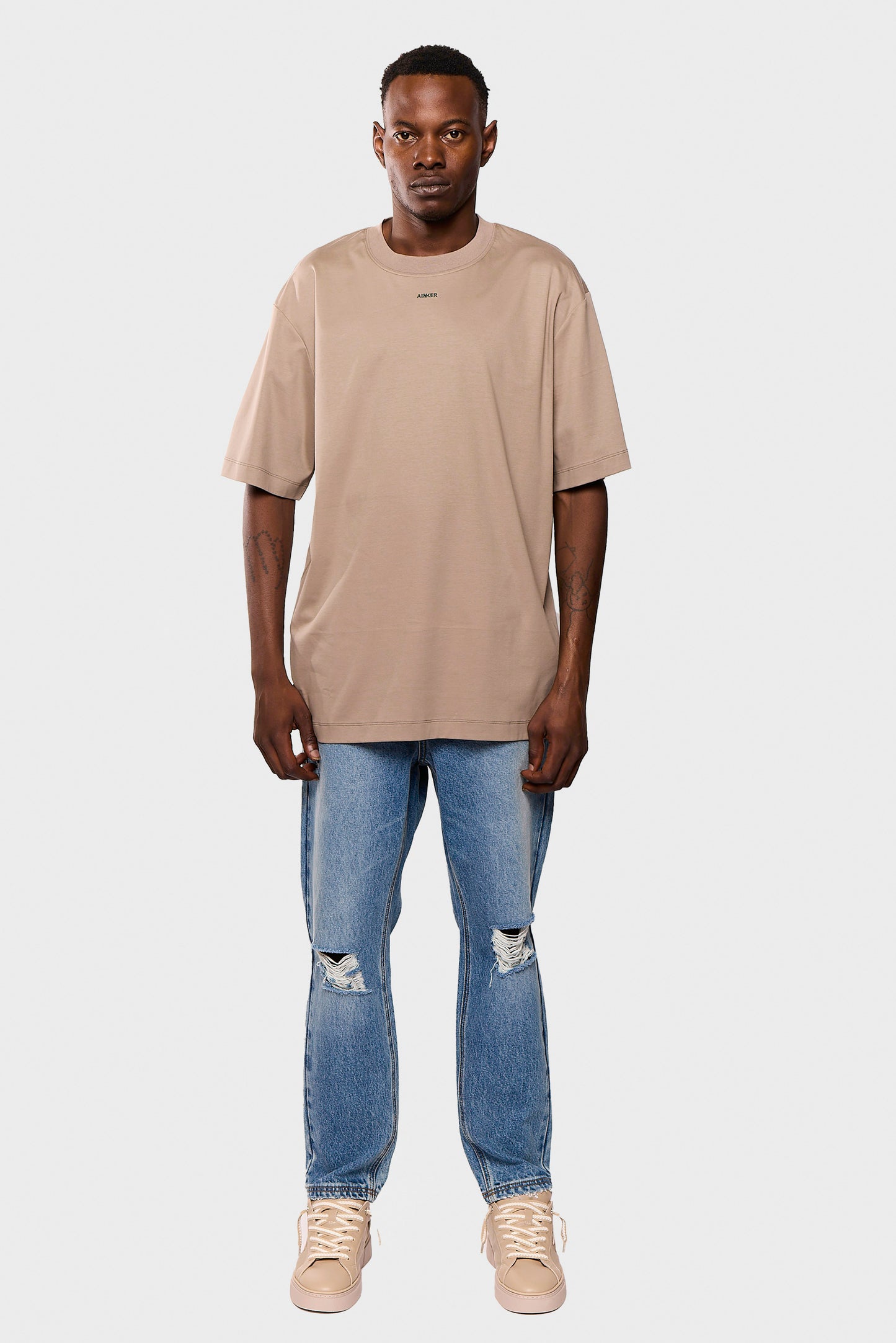 Mercerized 546 Mocha T-Shirt