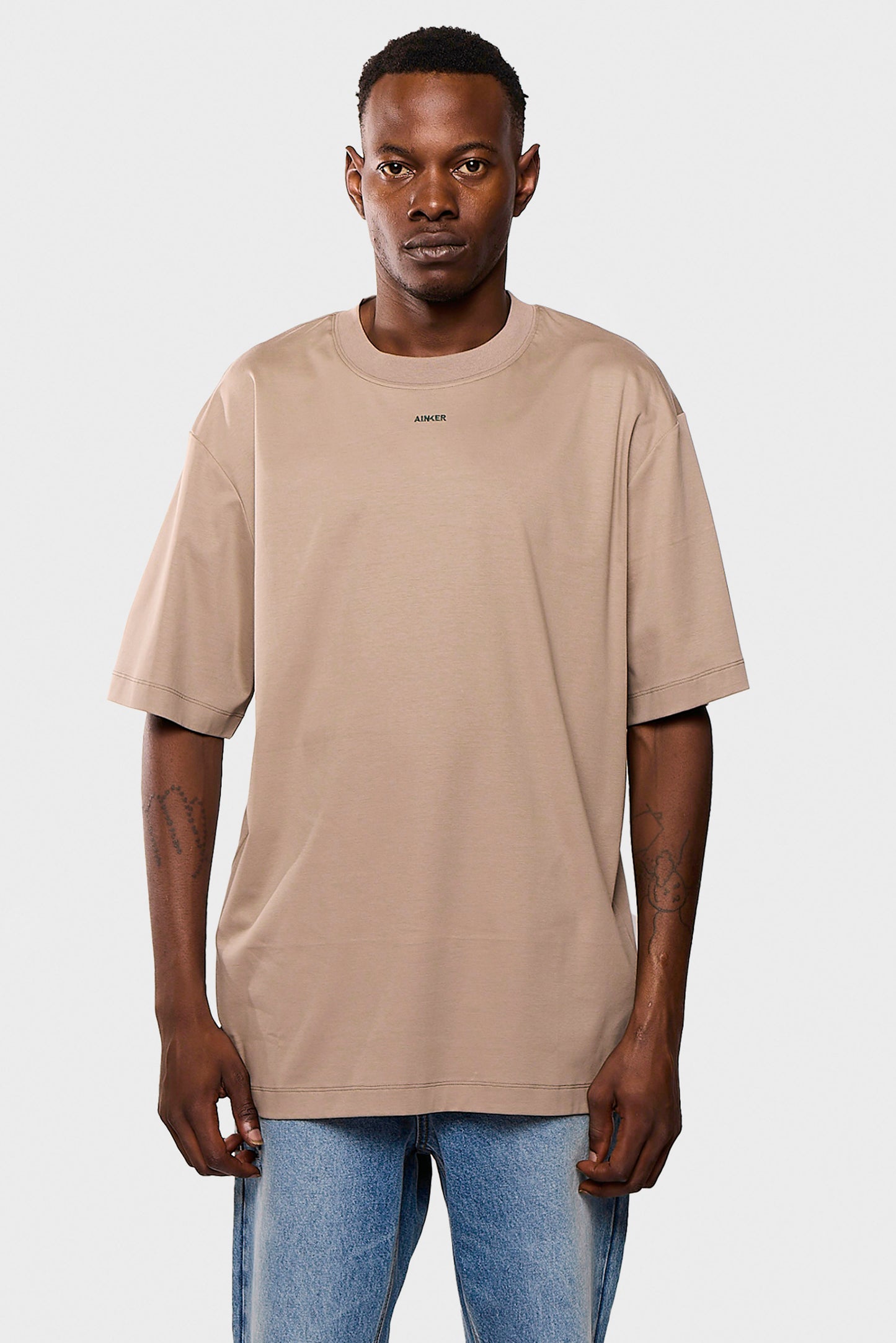Mercerized 546 Mocha T-Shirt