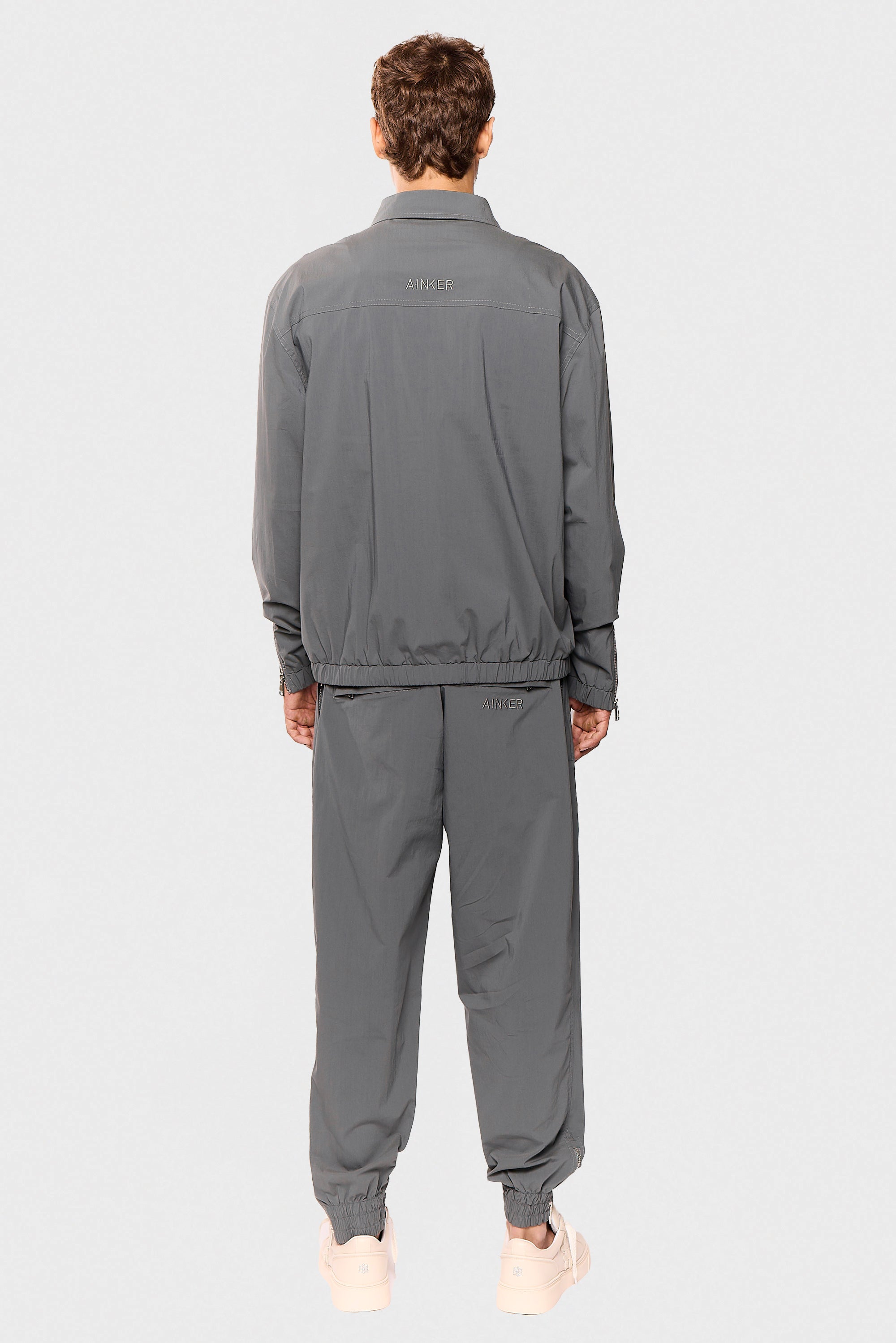 Gray Nylon 654 Jacket
