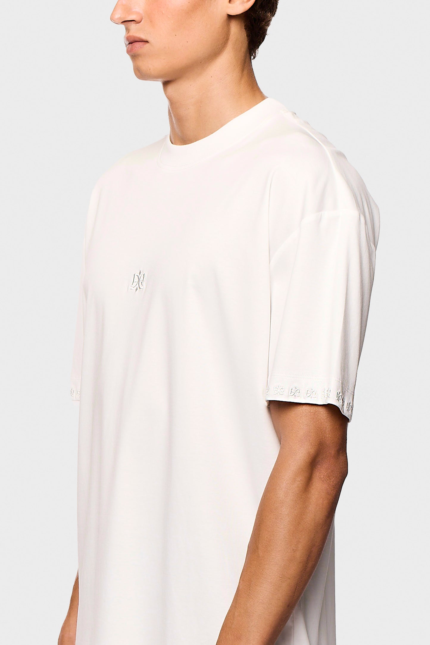 Mercerized 676 White T-Shirt