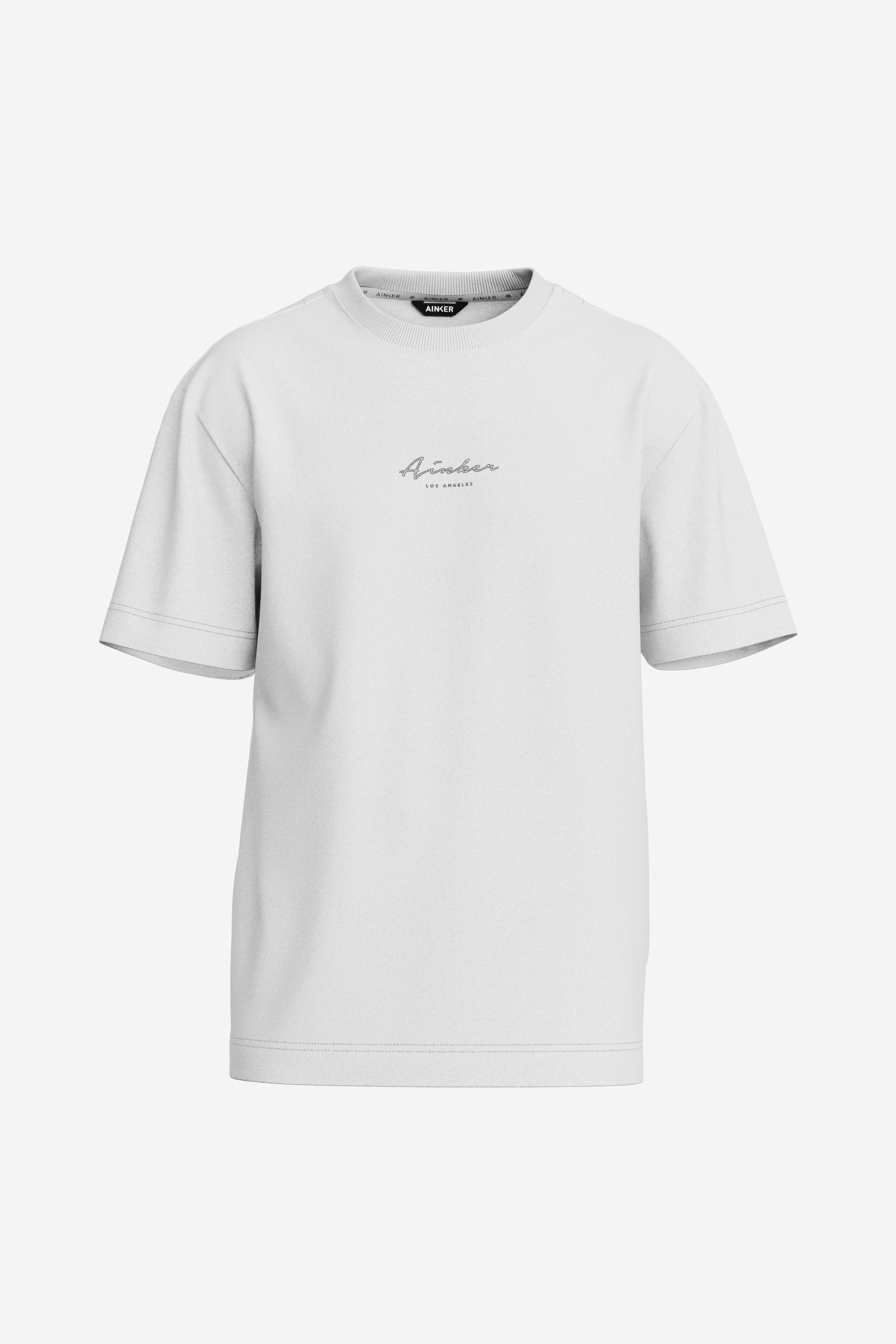 Signiture White Mercerize T-Shirt