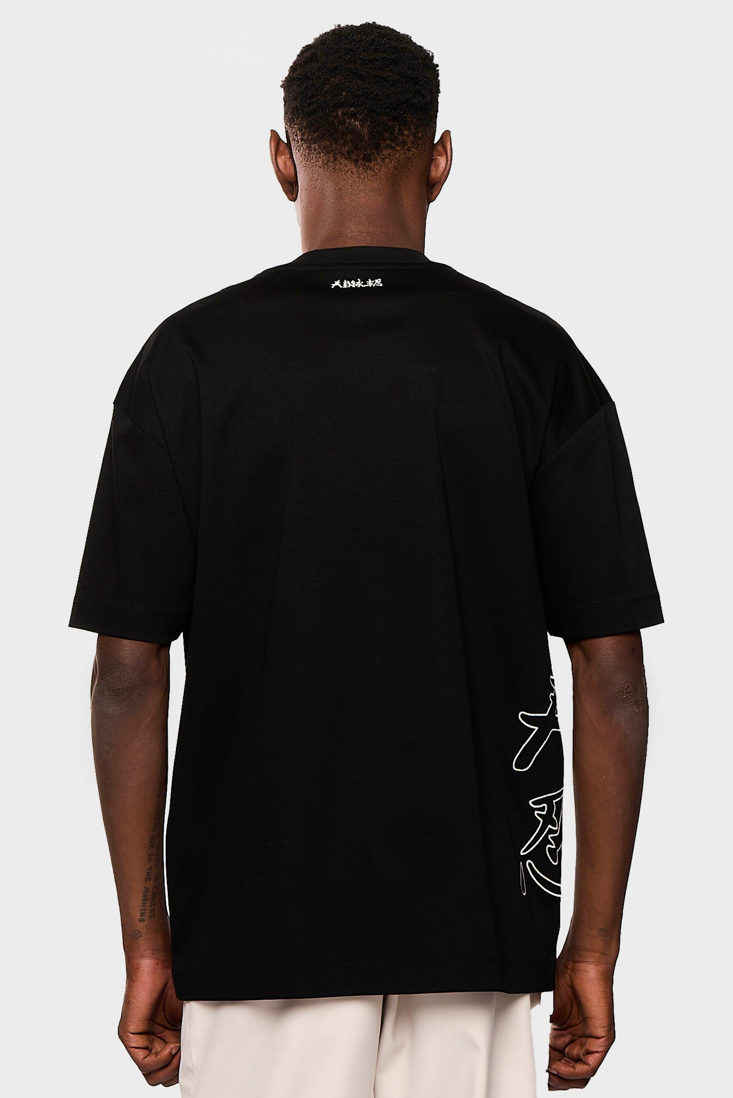 Mercerized 547 Black T-Shirt