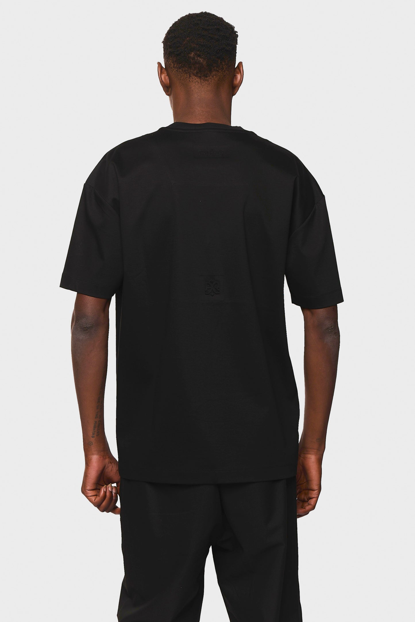 Mercerized 557 Black T-Shirt
