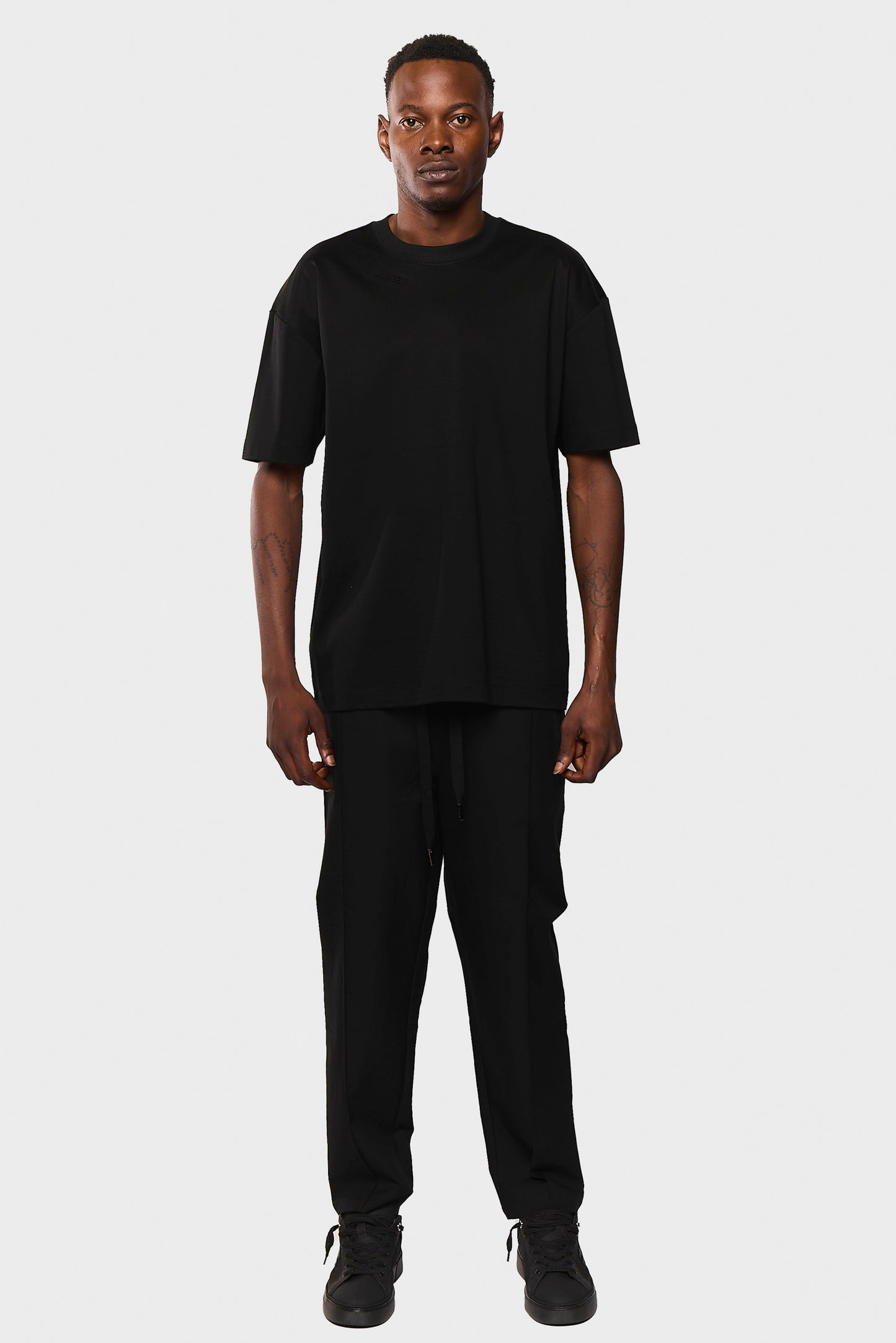 Mercerized 557 Black T-Shirt