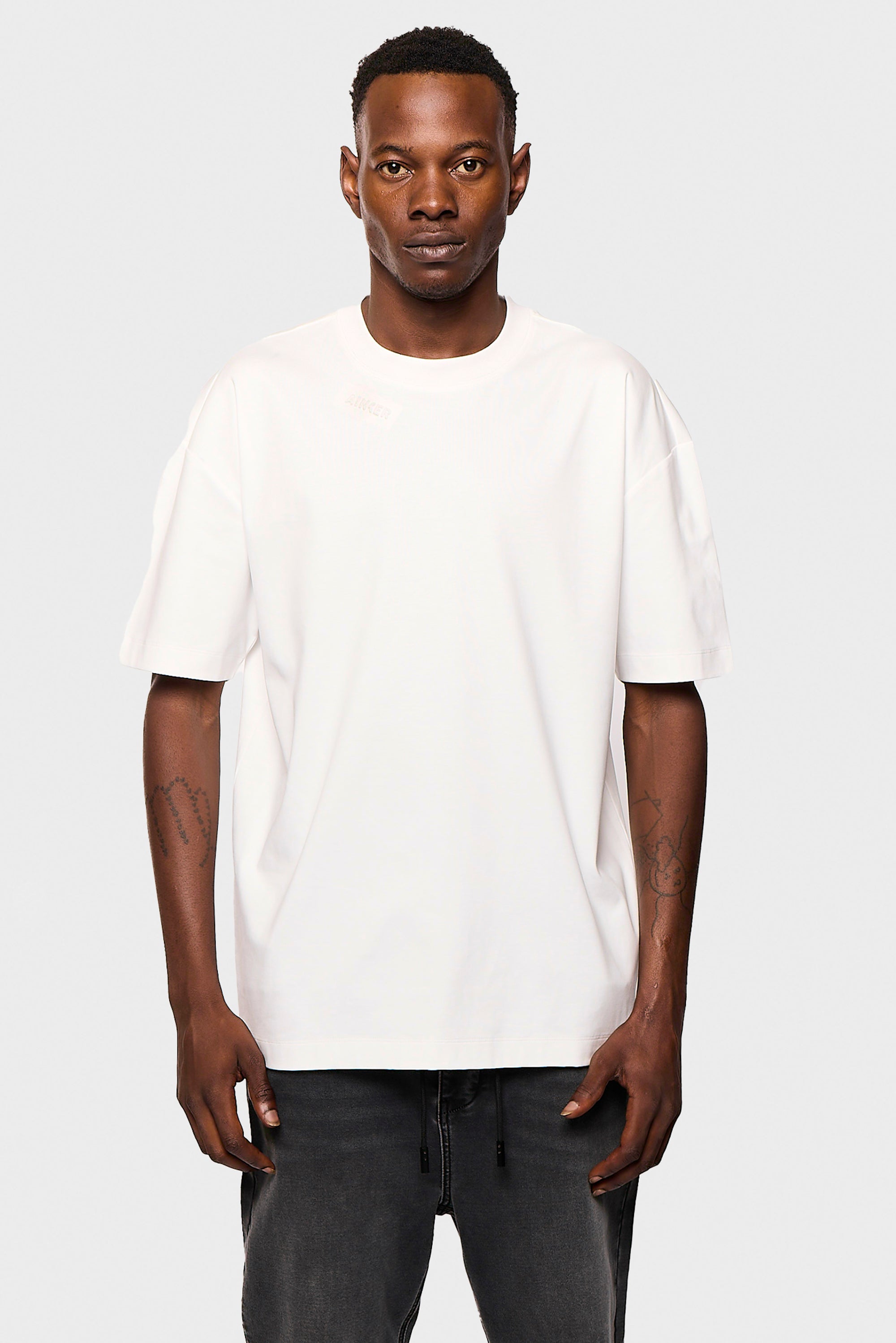 Mercerized 557 White T-Shirt
