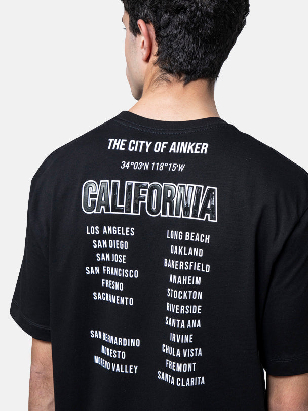 חולצת קליפורניה שחורה