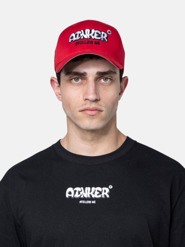 כובע AINKER אדום