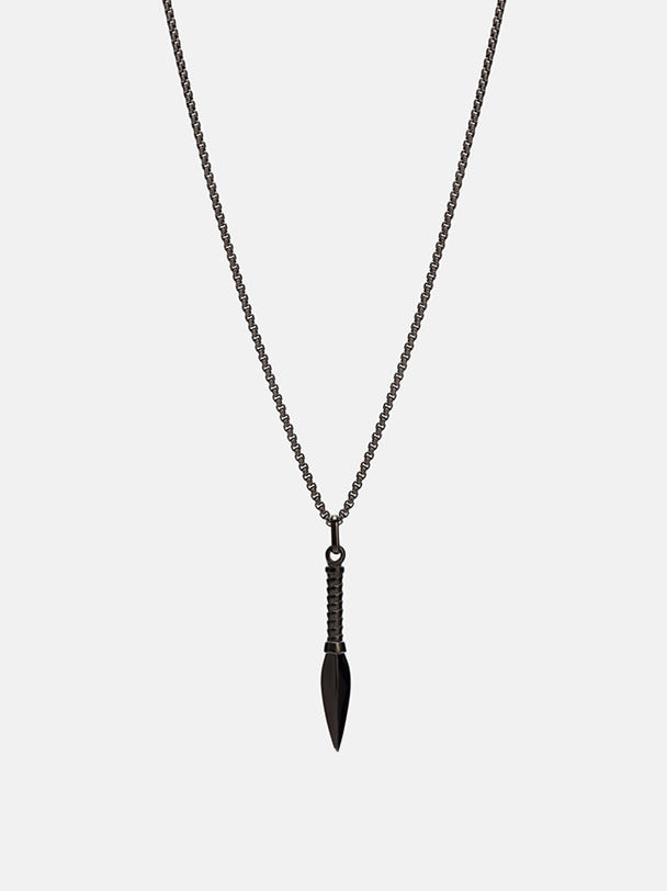 Viking X Black Necklace