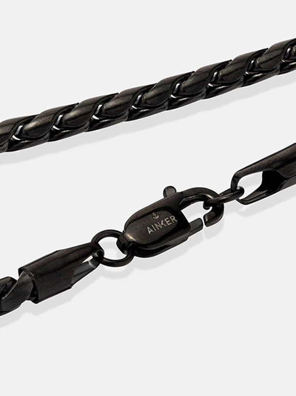 Cobra Necklace X Black