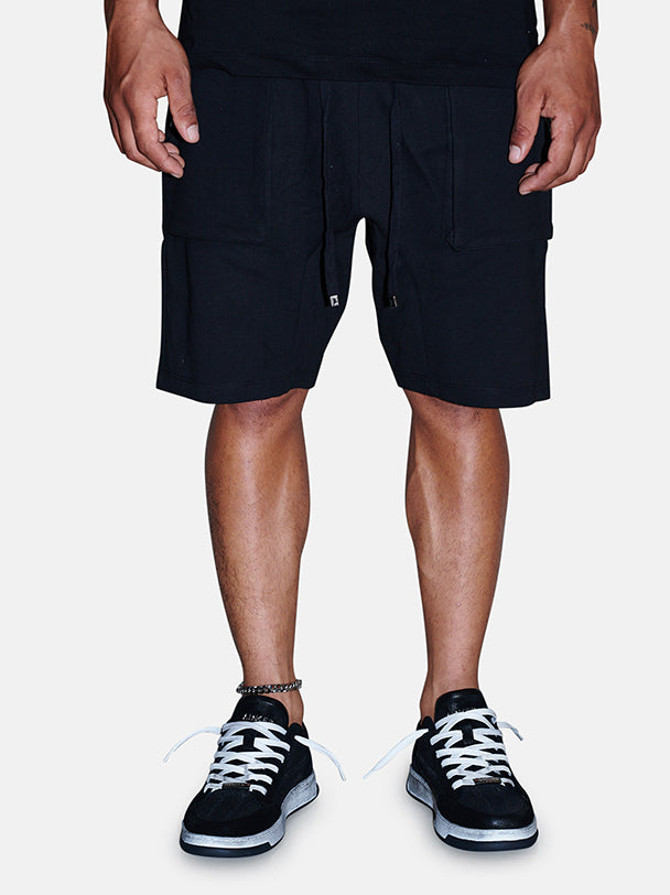 Black Short Cargo Pants