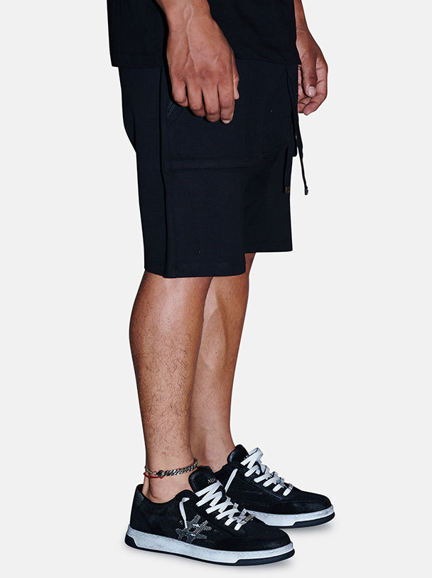 Black Short Cargo Pants