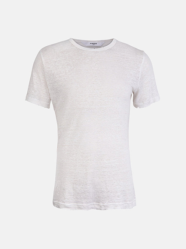 White Linen T-SHIRT