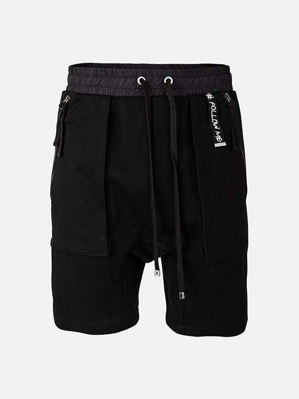 Black Short Cargo Pants